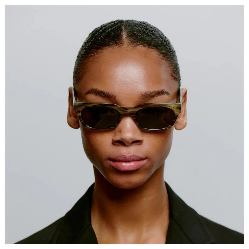 Bror Sunglasses - Striped Horn - Image 4