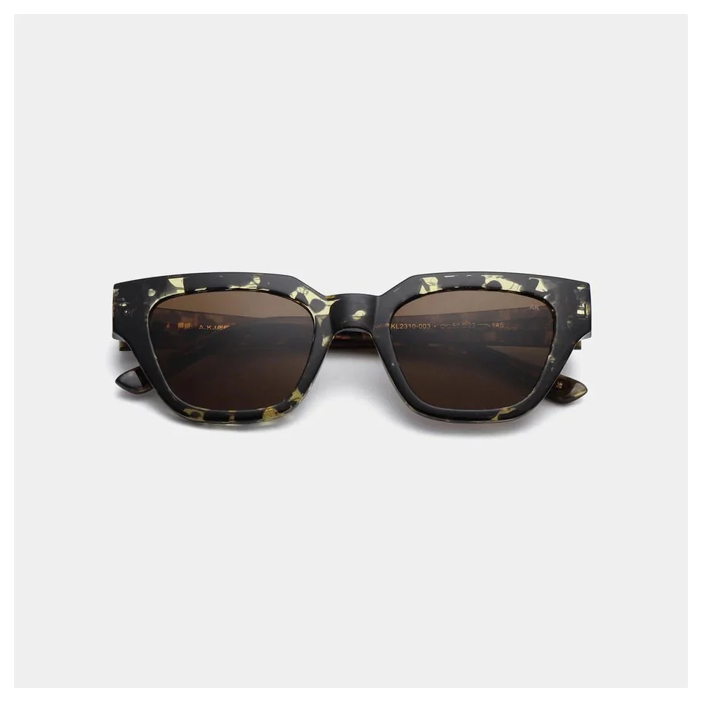 Kaws Sunglasses - Black / Yellow Tortoise - Image 4