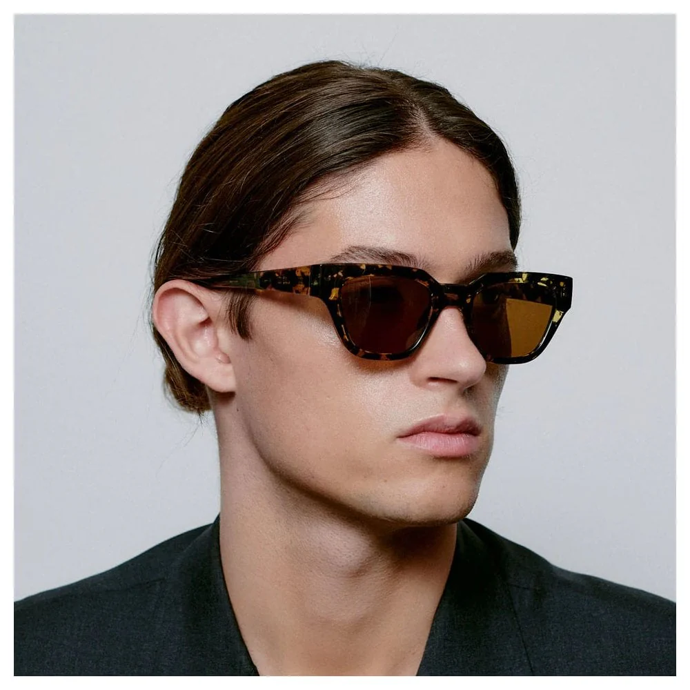 Kaws Sunglasses - Black / Yellow Tortoise - Image 6