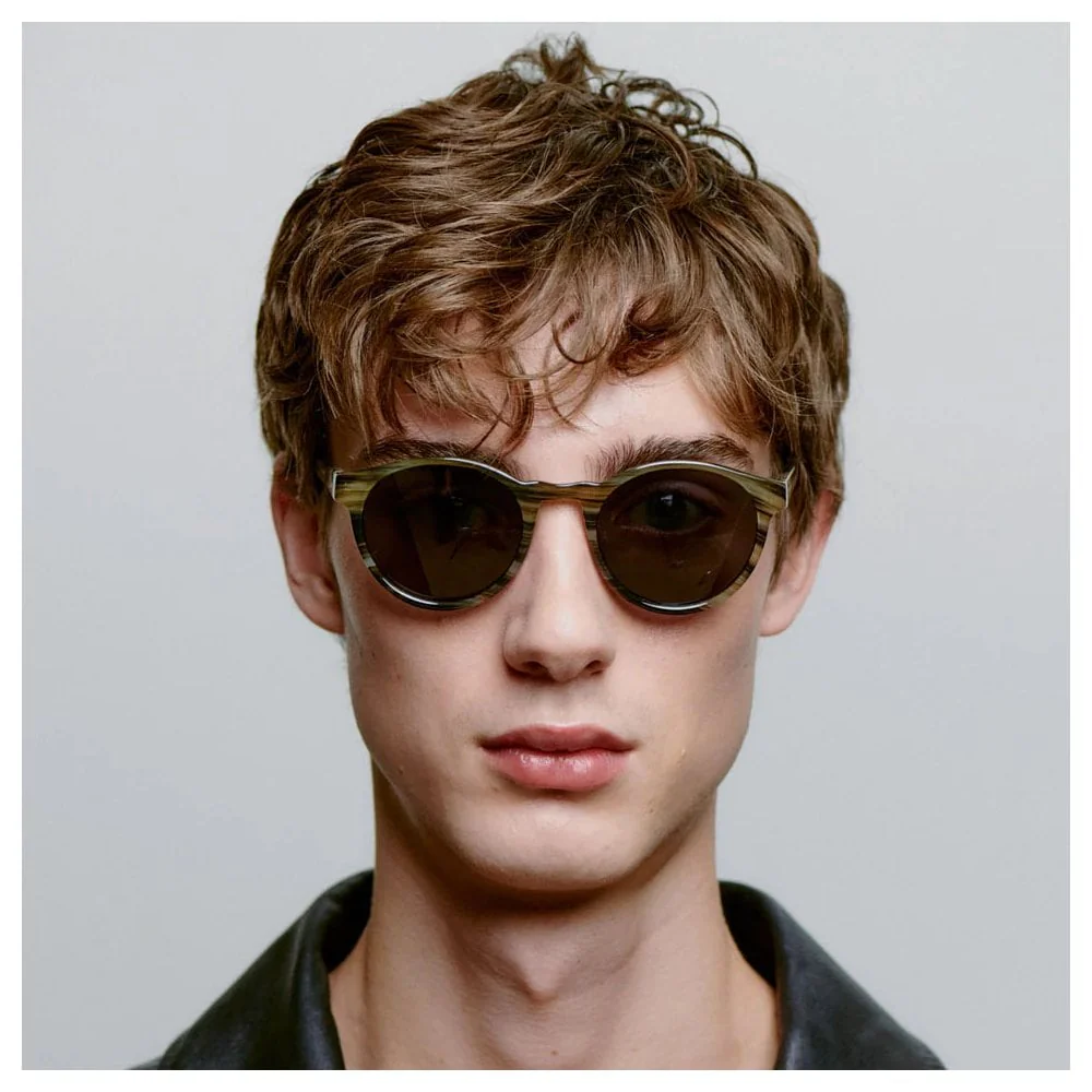 Marvin Sunglasses - Striped Horn - Image 4
