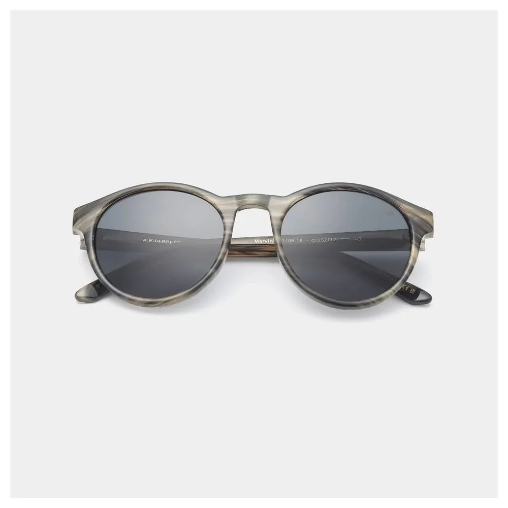 Marvin Sunglasses - Striped Horn - Image 5