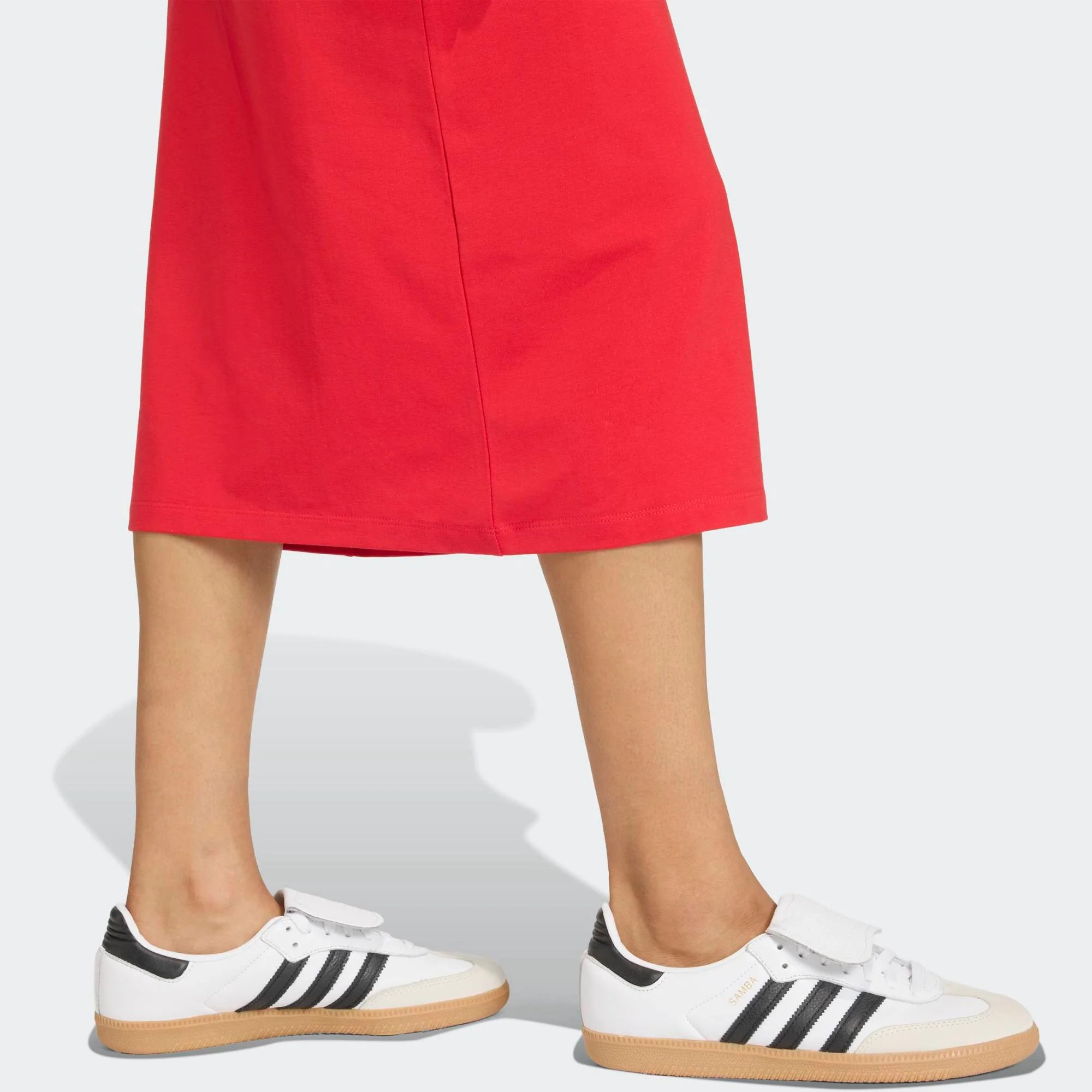 3 Stripes Dress (Slim) - Better Scarlet / White - Image 5