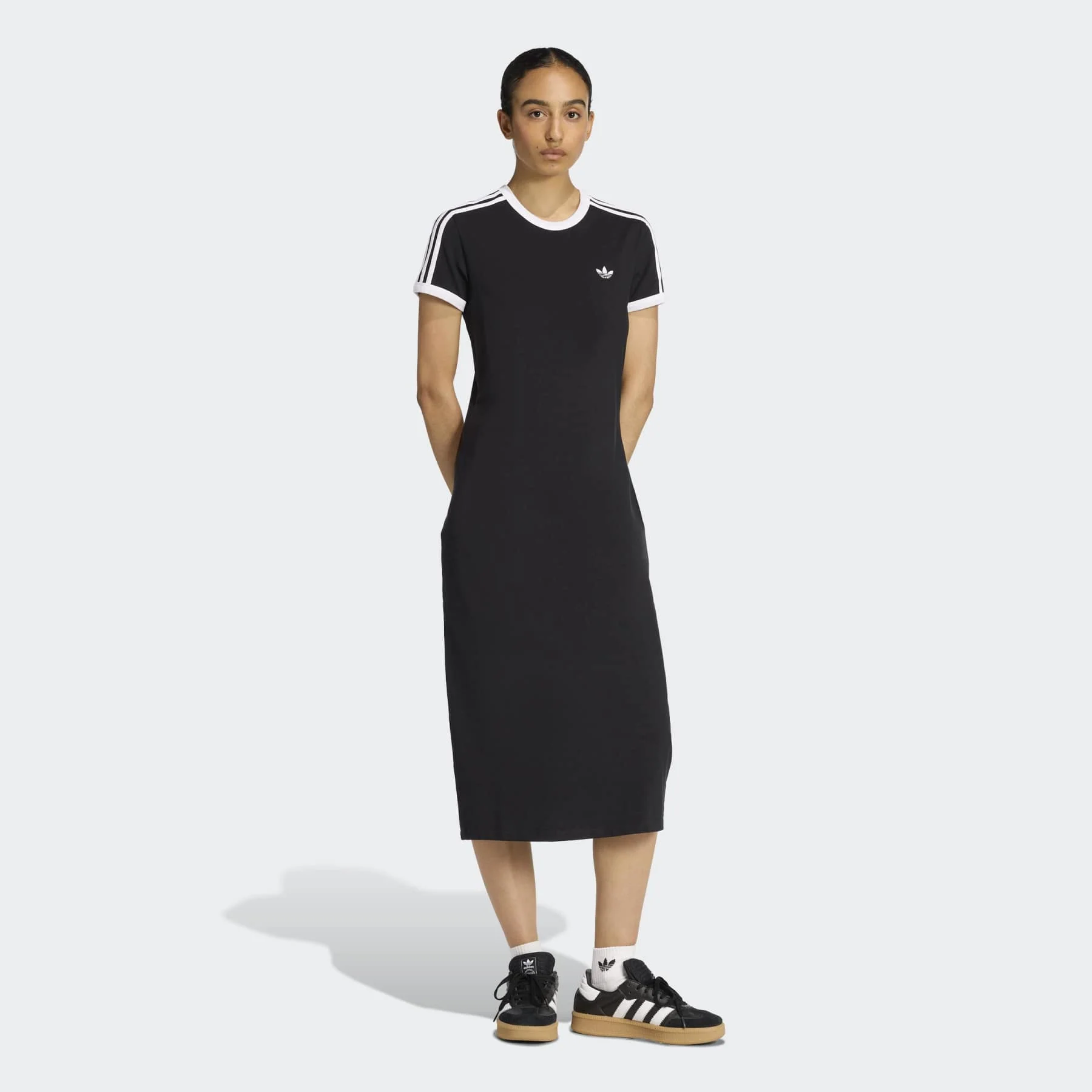 3 Stripes Dress (Slim) - Black / White - Image 4