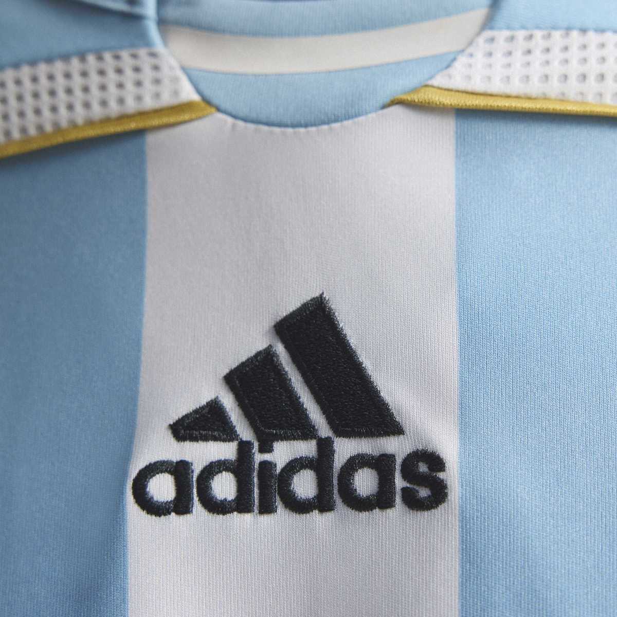Argentina '06 Home Jersey - White / Clear Blue - Image 9
