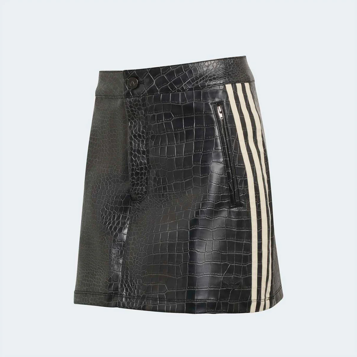 Pleather Mini Skirt - Black