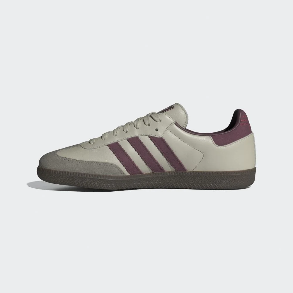Samba OG - Putty Grey / Maroon / Gold Metallic - Image 2