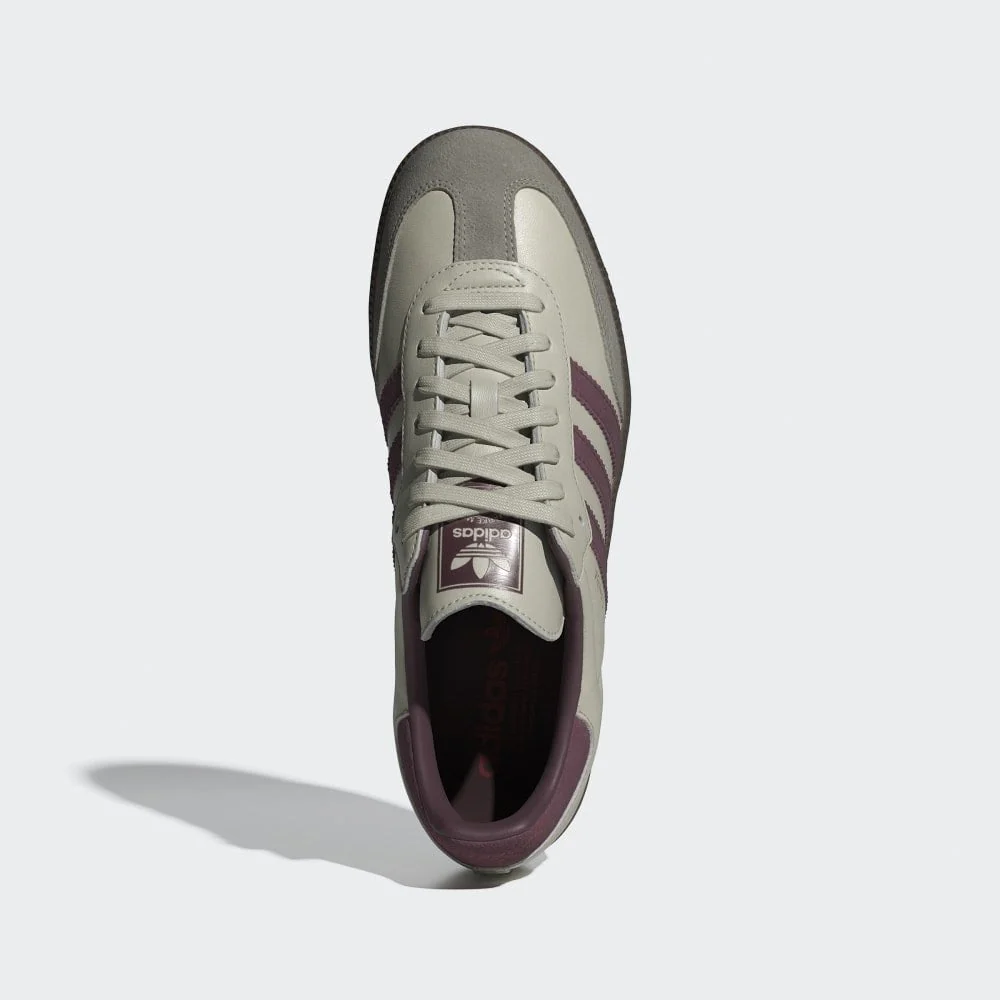 Samba OG - Putty Grey / Maroon / Gold Metallic - Image 3