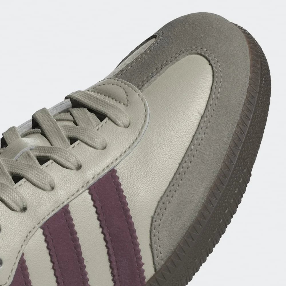 Samba OG - Putty Grey / Maroon / Gold Metallic - Image 7