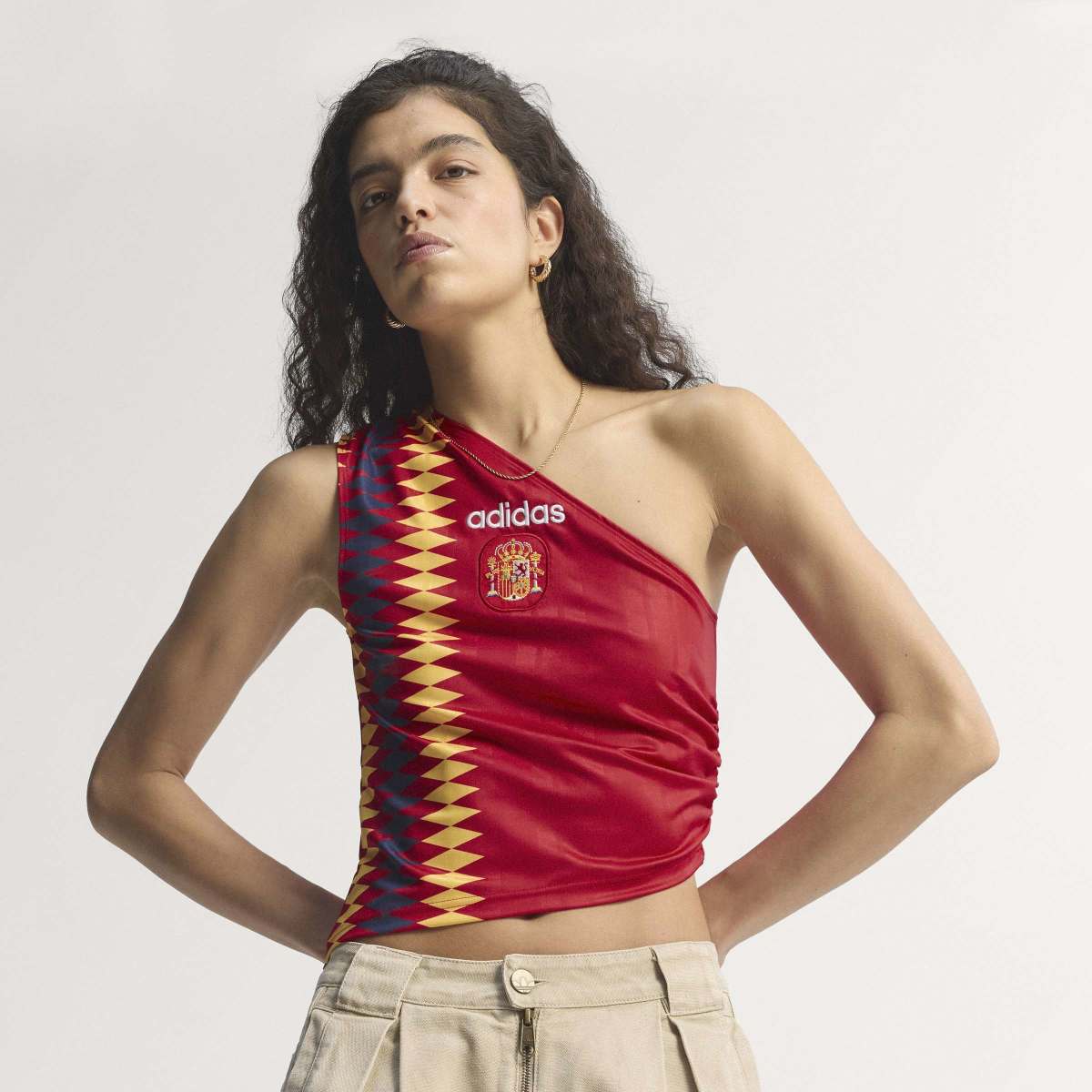 Women's Spain Reconstructed Bring Back Jersey - Red - Image 13