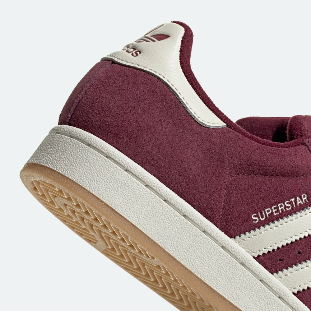 W' Superstar II - Maroon / Off White - Image 7