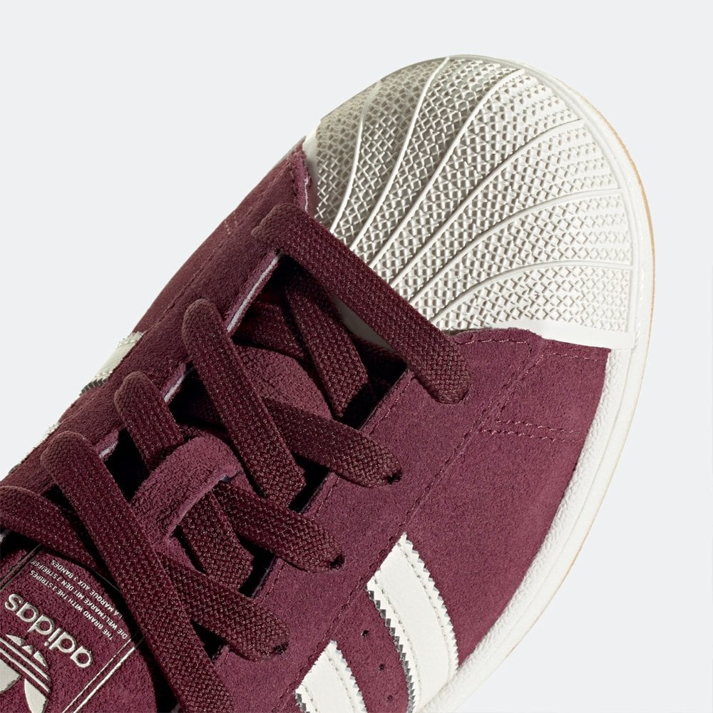 W' Superstar II - Maroon / Off White - Image 8