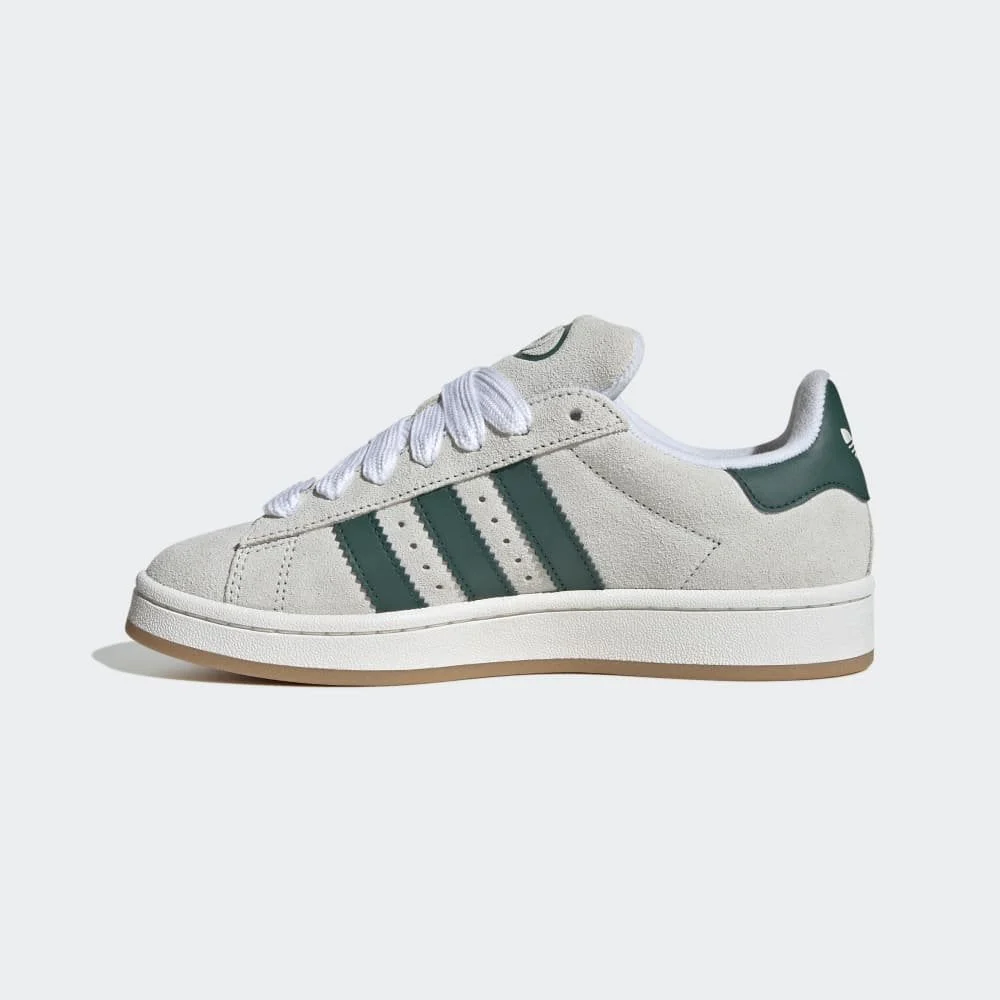 W' Campus 00's - Crystal White / Core White / Collegiate Green - Image 2