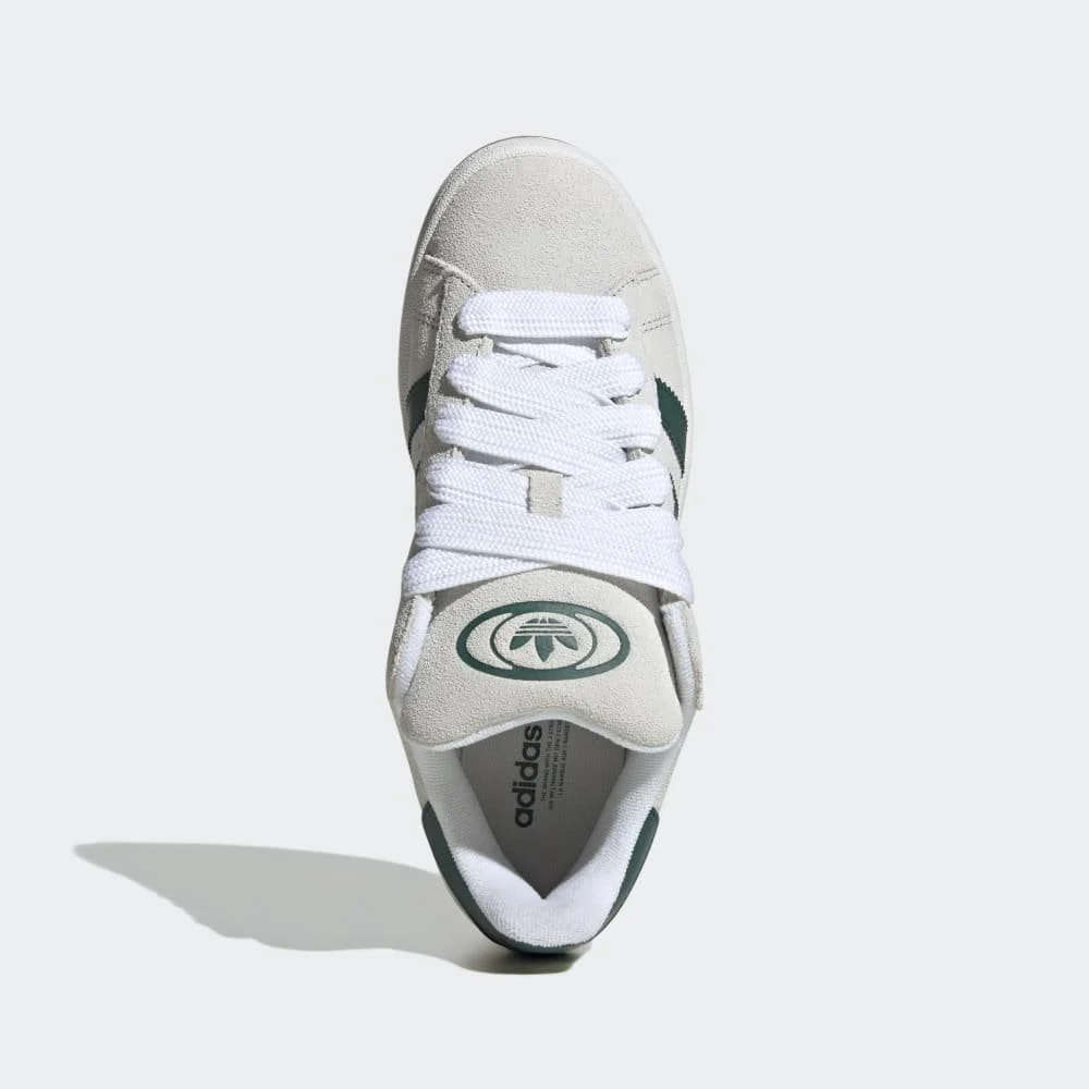 W' Campus 00's - Crystal White / Core White / Collegiate Green - Image 3