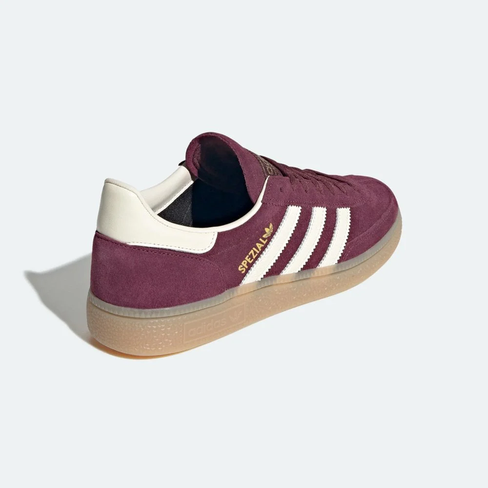 W' Handball Spezial - Maroon / Cream White / Gold Metallic - Image 4