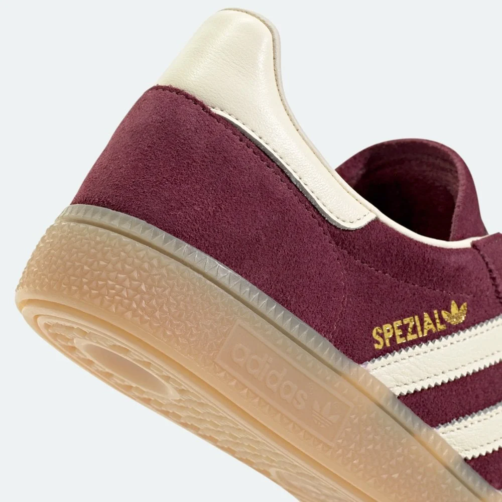 W' Handball Spezial - Maroon / Cream White / Gold Metallic - Image 8