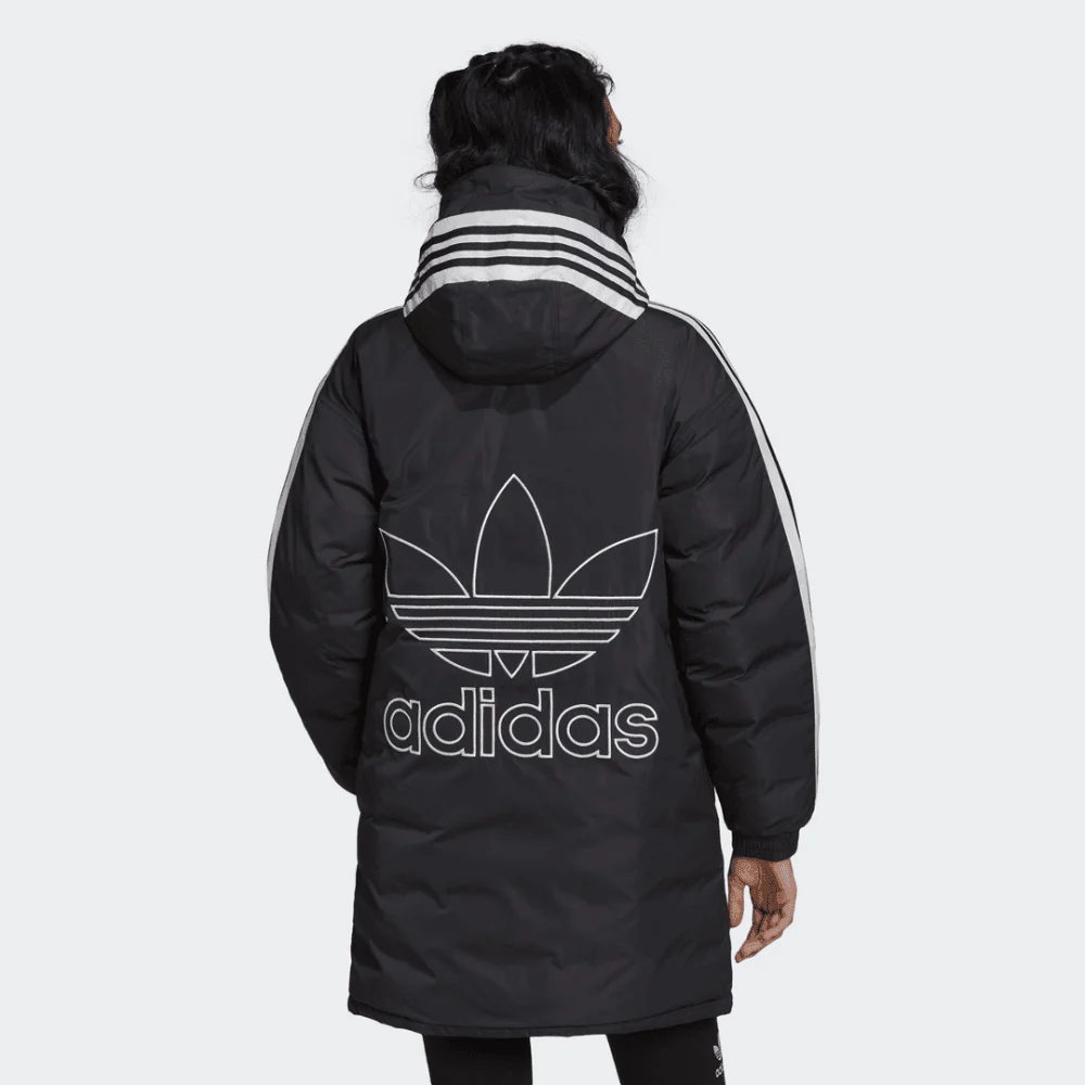Women's Long Synthetic Down Jacket - Image 2