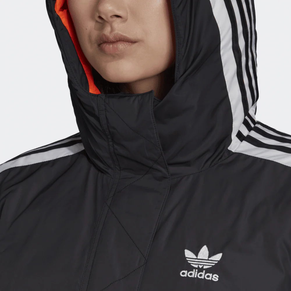 Women's Long Synthetic Down Jacket - Image 5