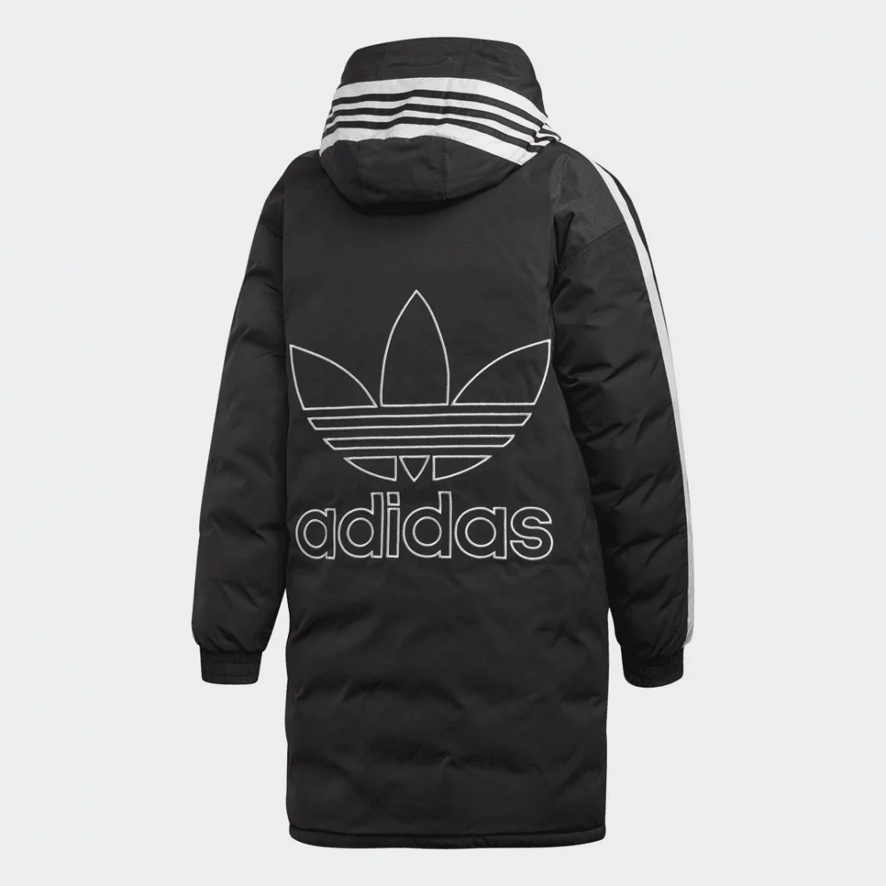 Women's Long Synthetic Down Jacket - Image 8