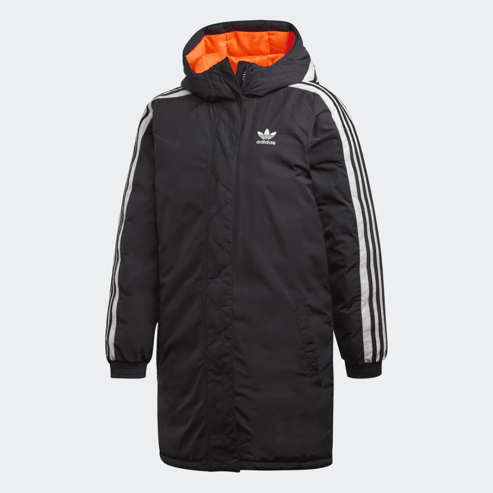 Women's Long Synthetic Down Jacket - Image 9