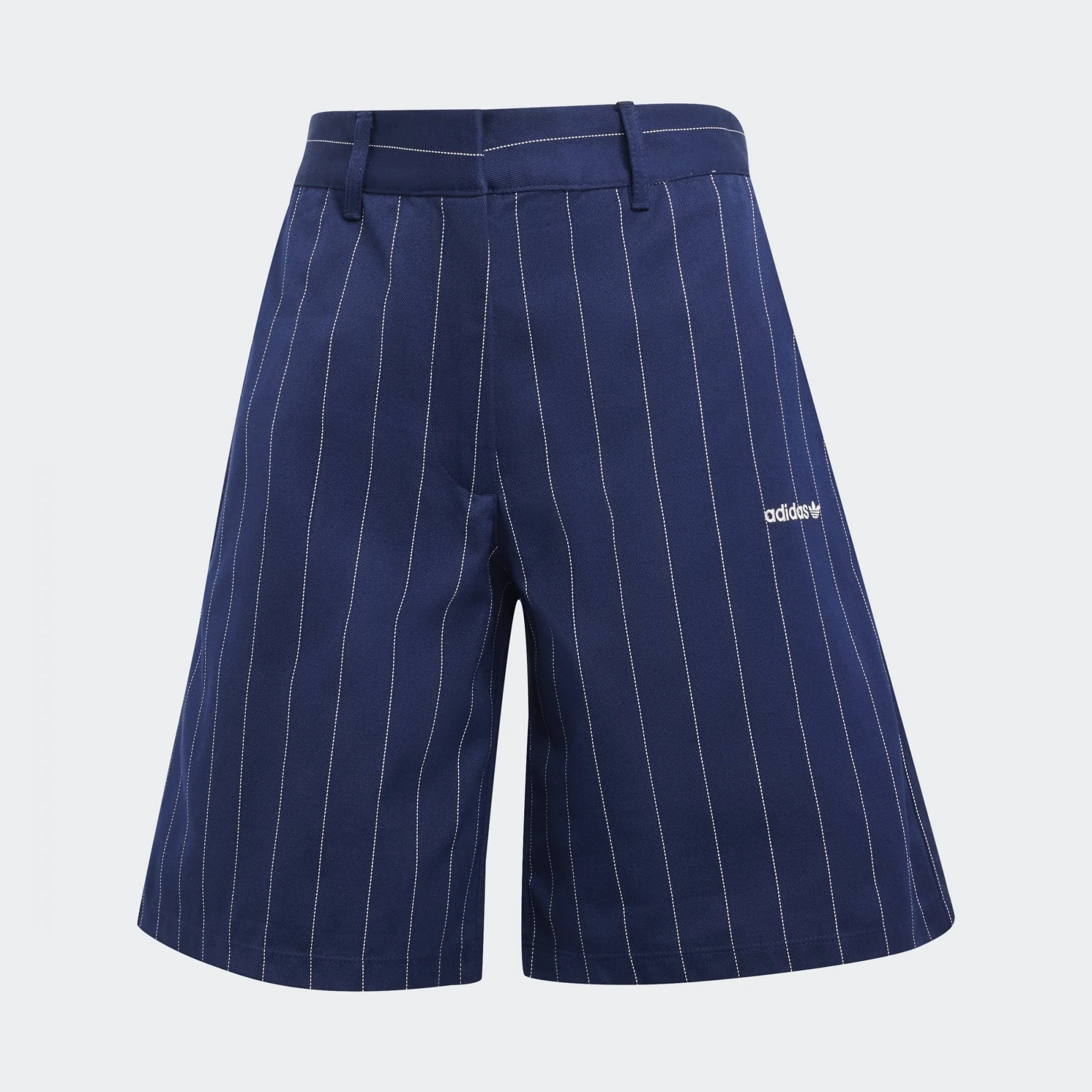 W' Pinstripe Short - Night Indigo / Off White - Image 5