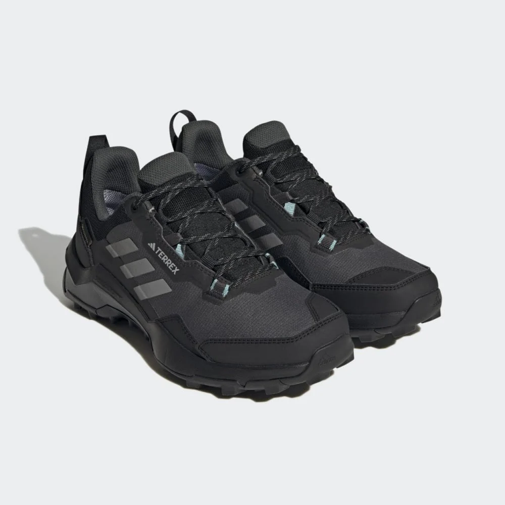 W' Terrex AX4 GTX - Core Black / Grey / Mint Ton - Image 3