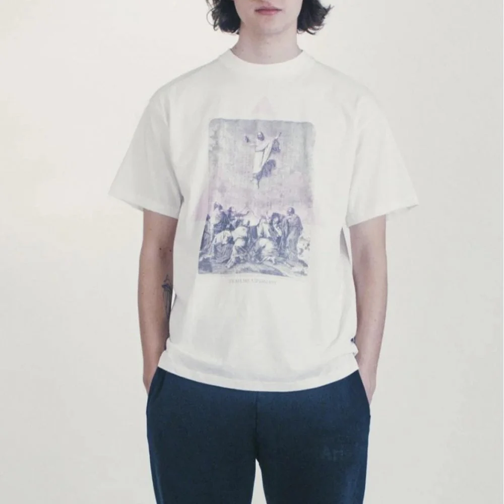Faded Beam Me Up Daddy SS Tee - Off White - Image 3