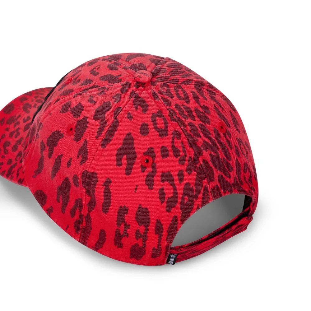 J'Adoro Aries Leopard Cap - Red - Image 3