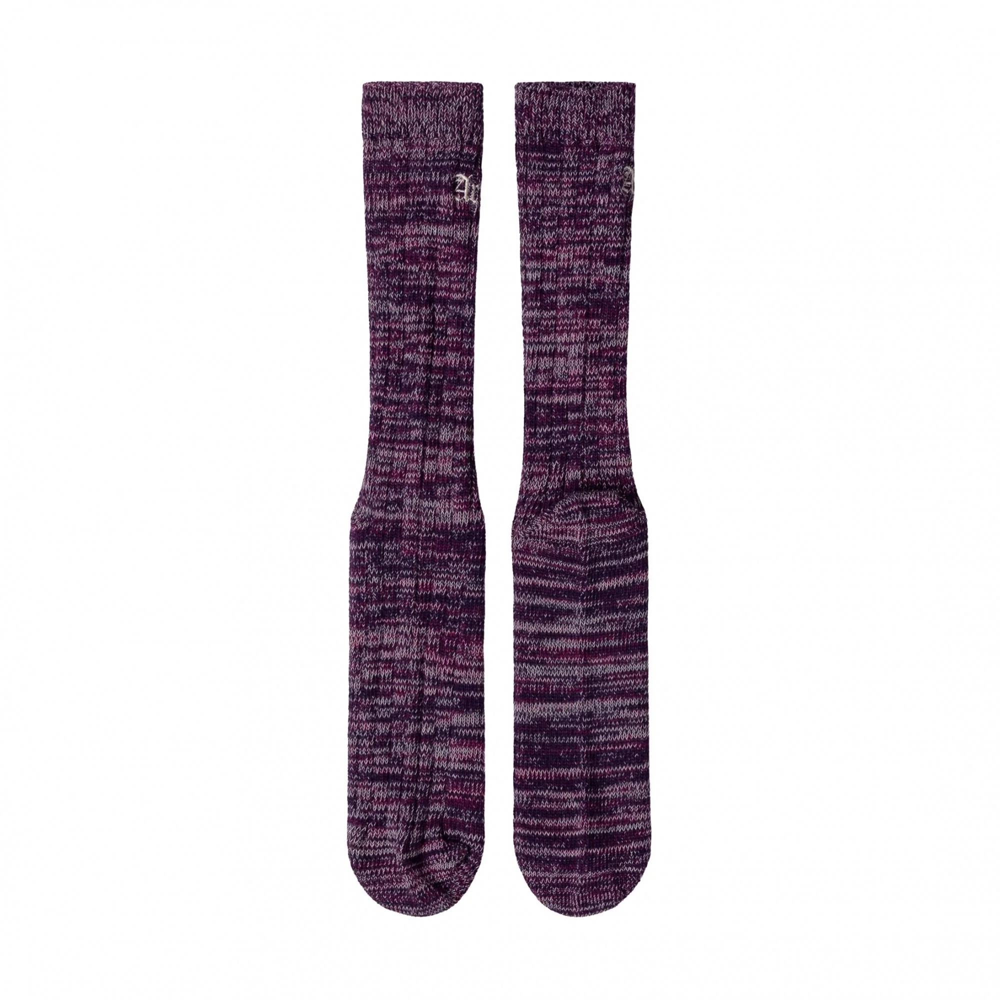 Premium Gothic Rib Sock- Purple - Image 4