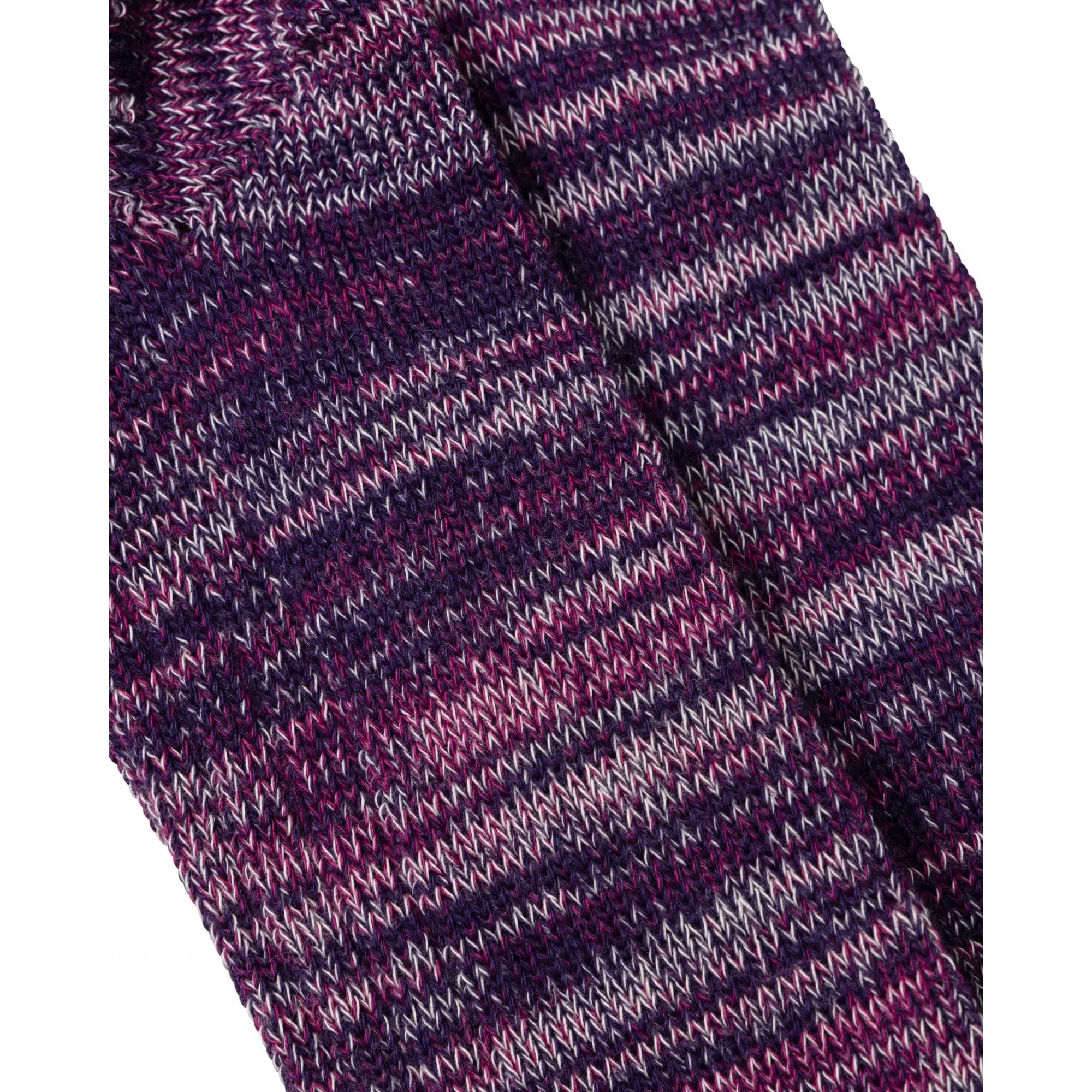 Premium Gothic Rib Sock- Purple - Image 5