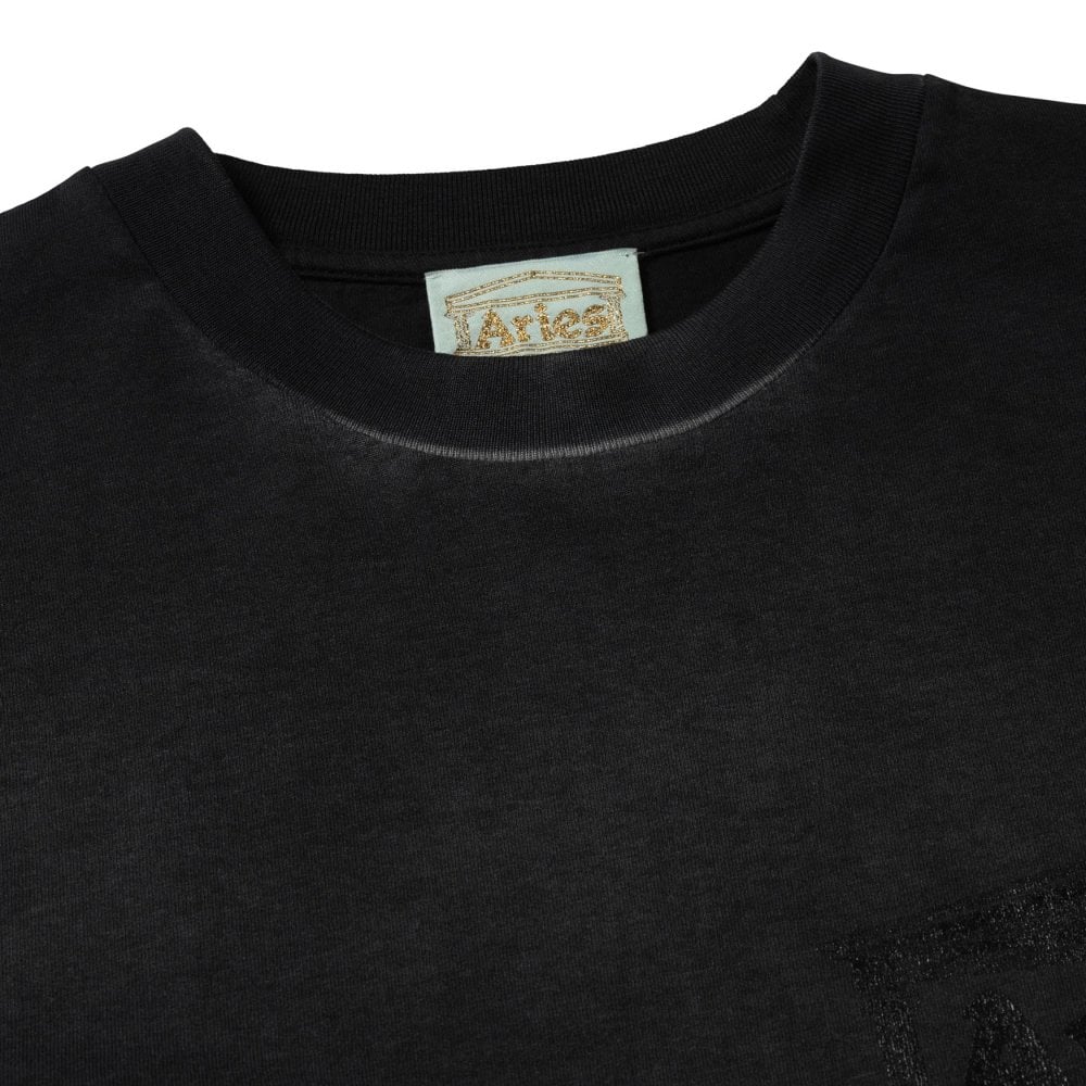 Sunbleached Ancient Temple SS Tee - Black - Image 4