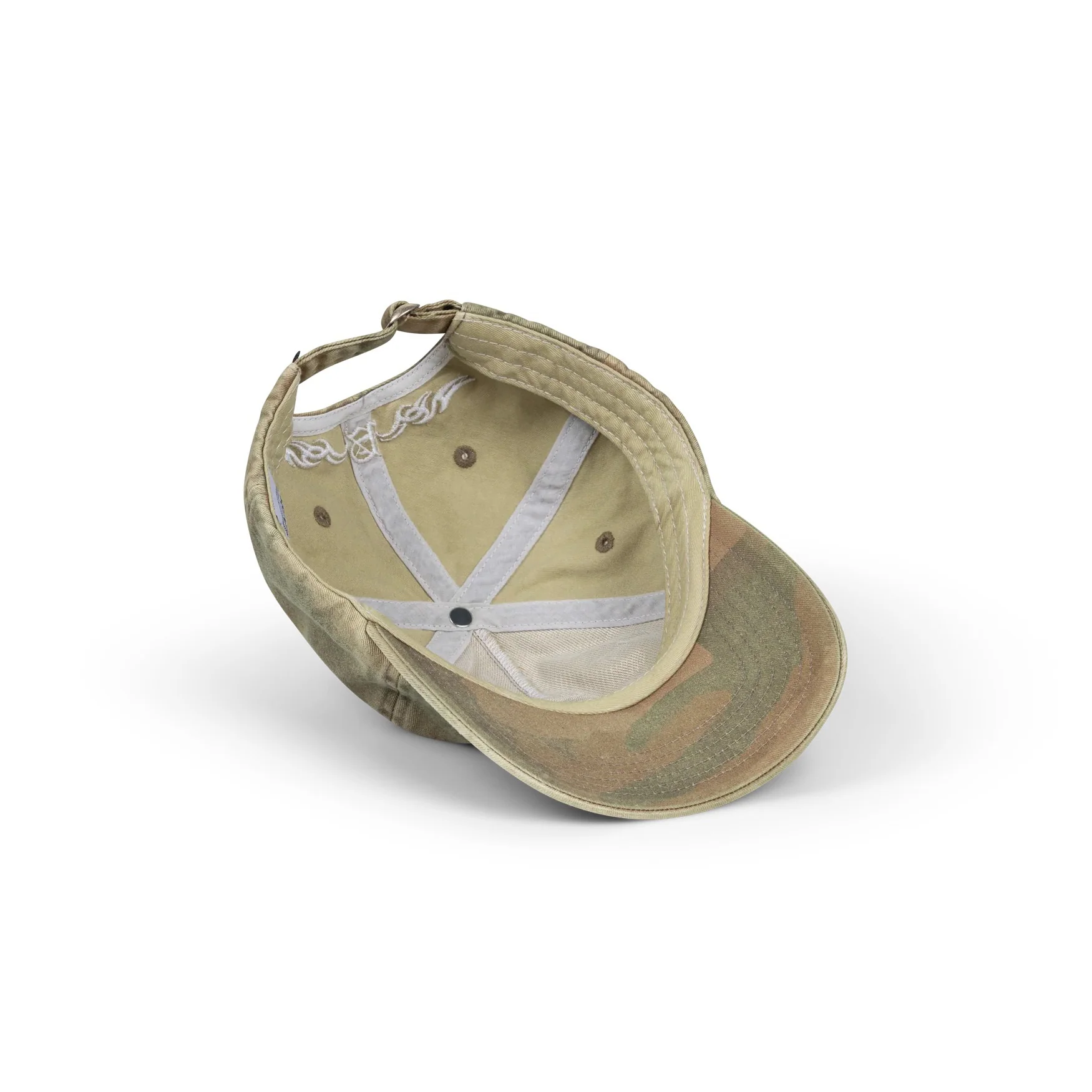 Camo Temple Cap - Olive - Image 2