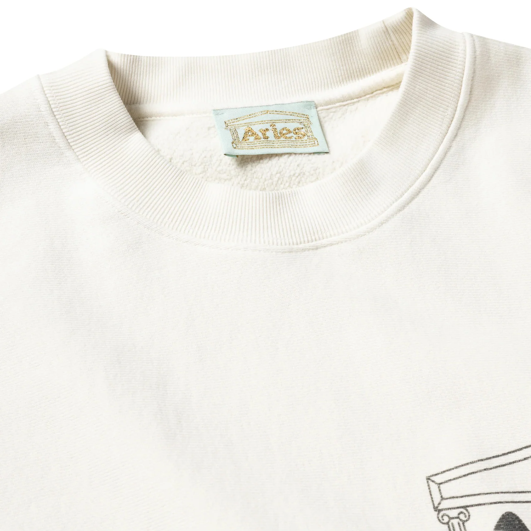Premium Aged Temple Sweatshirt - Off White - Image 3