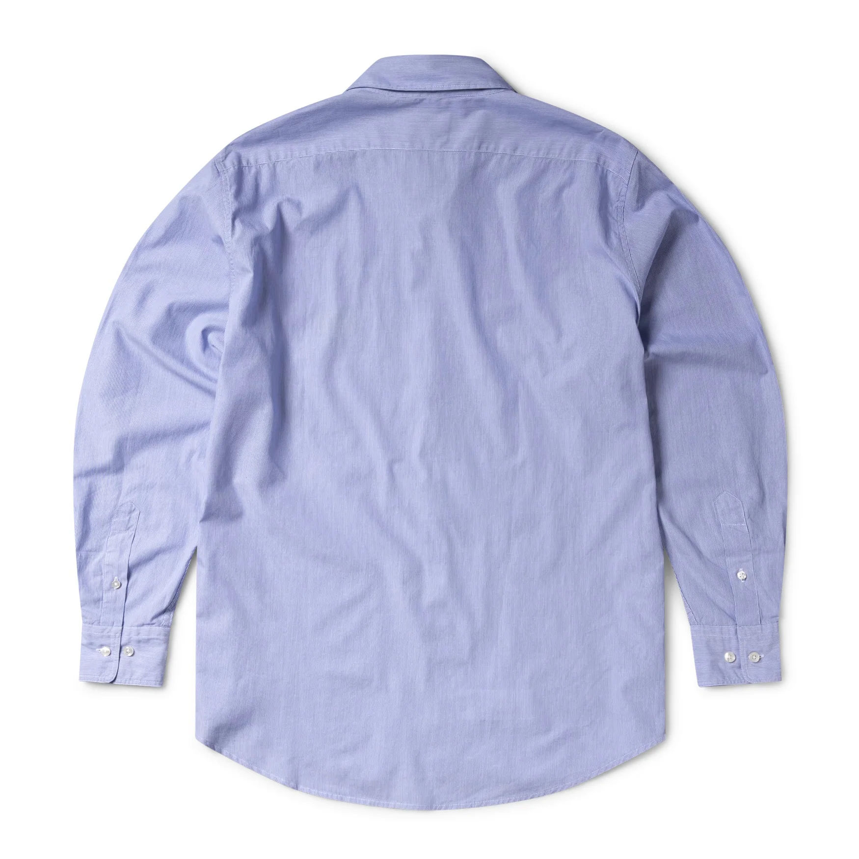 Stripe Poplin Classic Shirt - Blue - Image 2
