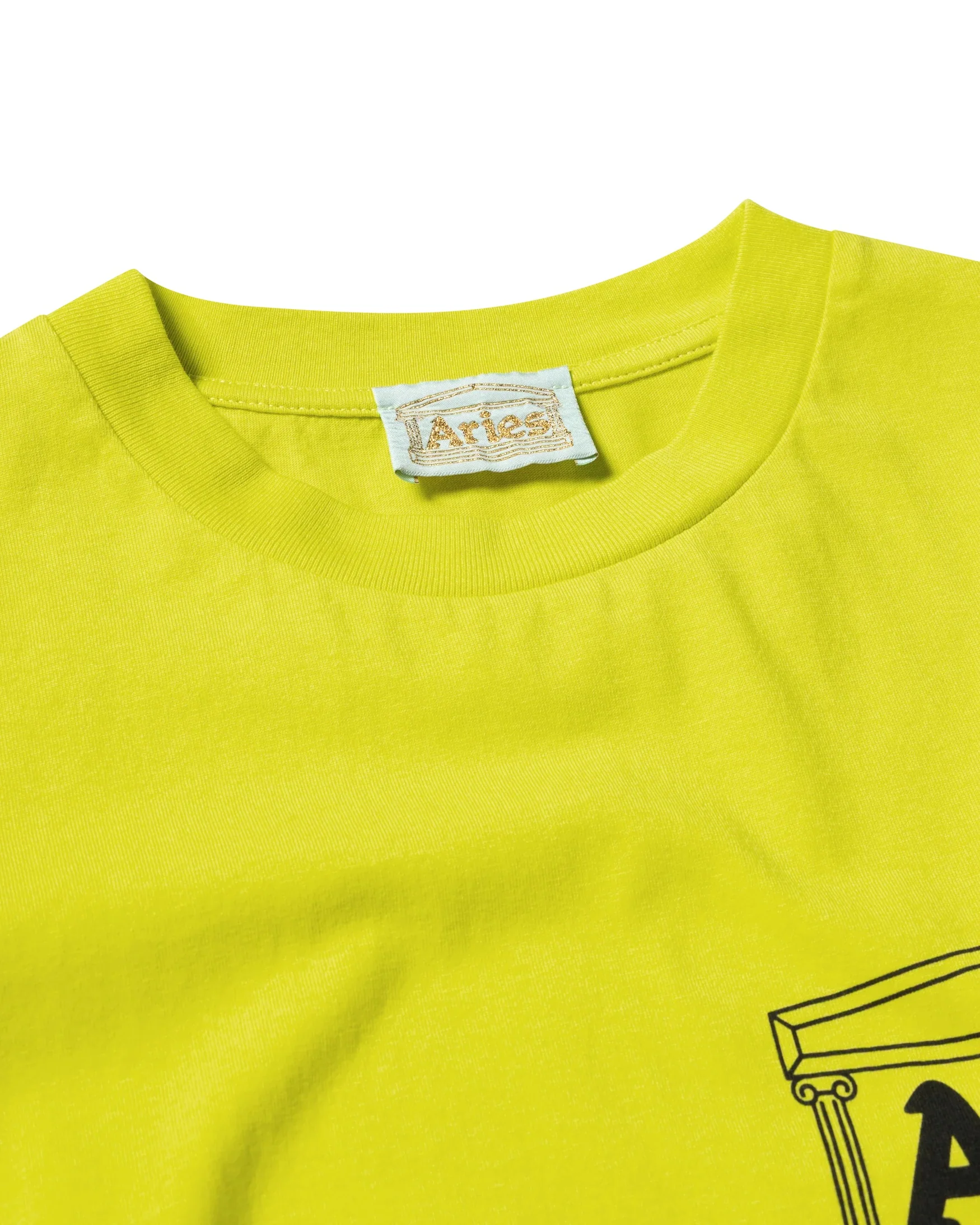Temple SS Tee - Sulphur - Image 4