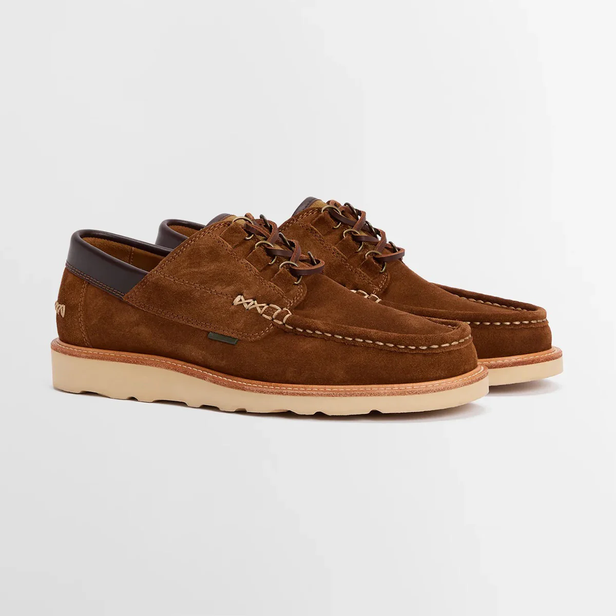 Murtun Moccasin Shoes - Light Tan Suede - Image 2