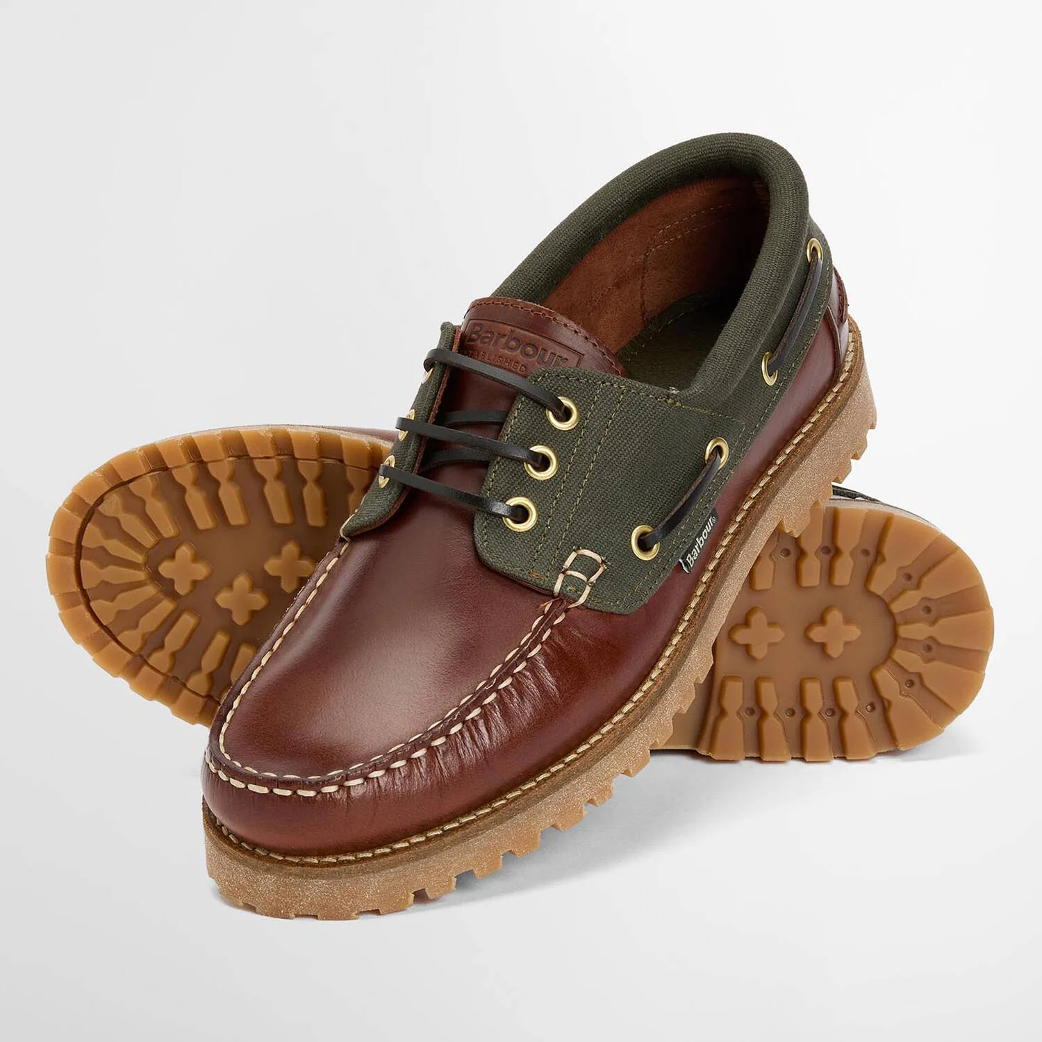 Re-Engineered Deck Boat Shoes - Mahogany - Image 3