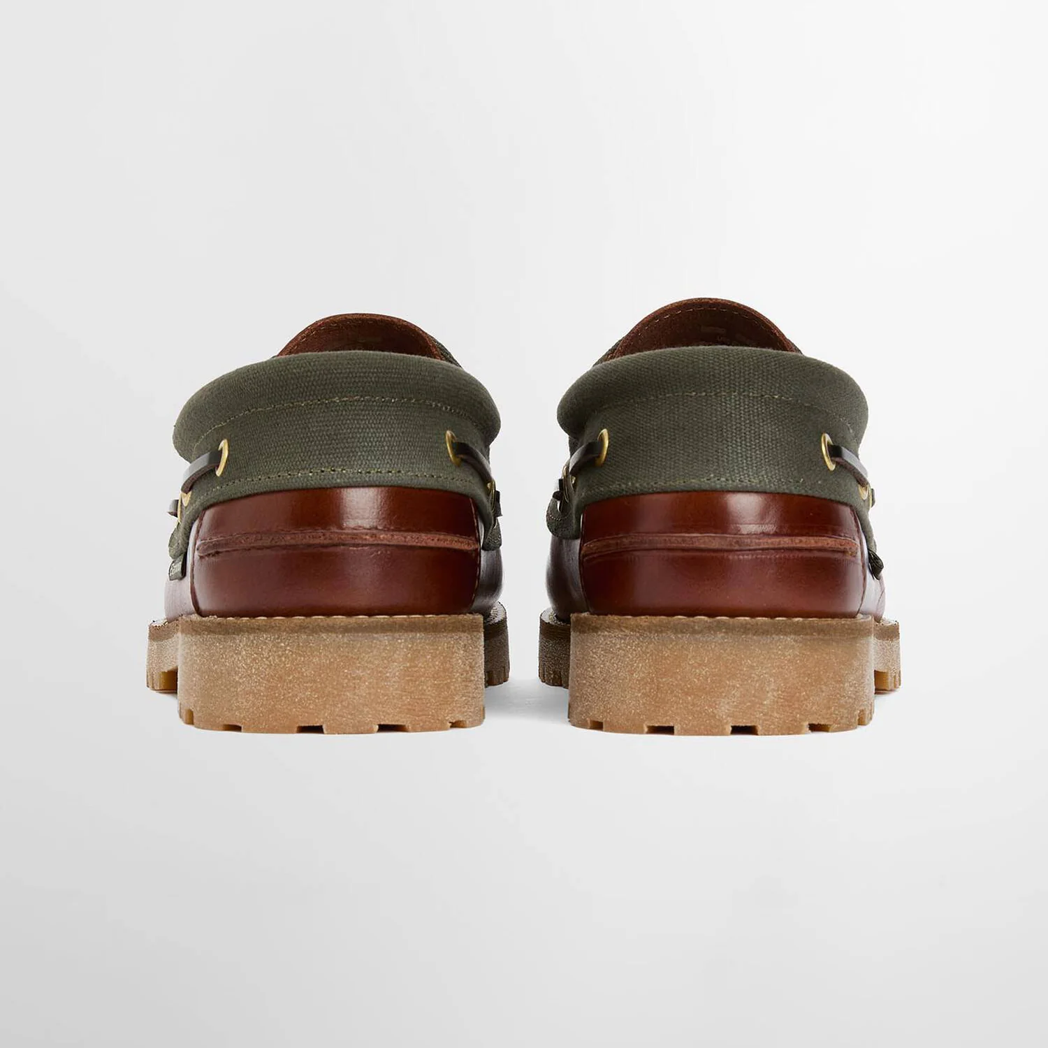 Re-Engineered Deck Boat Shoes - Mahogany - Image 4