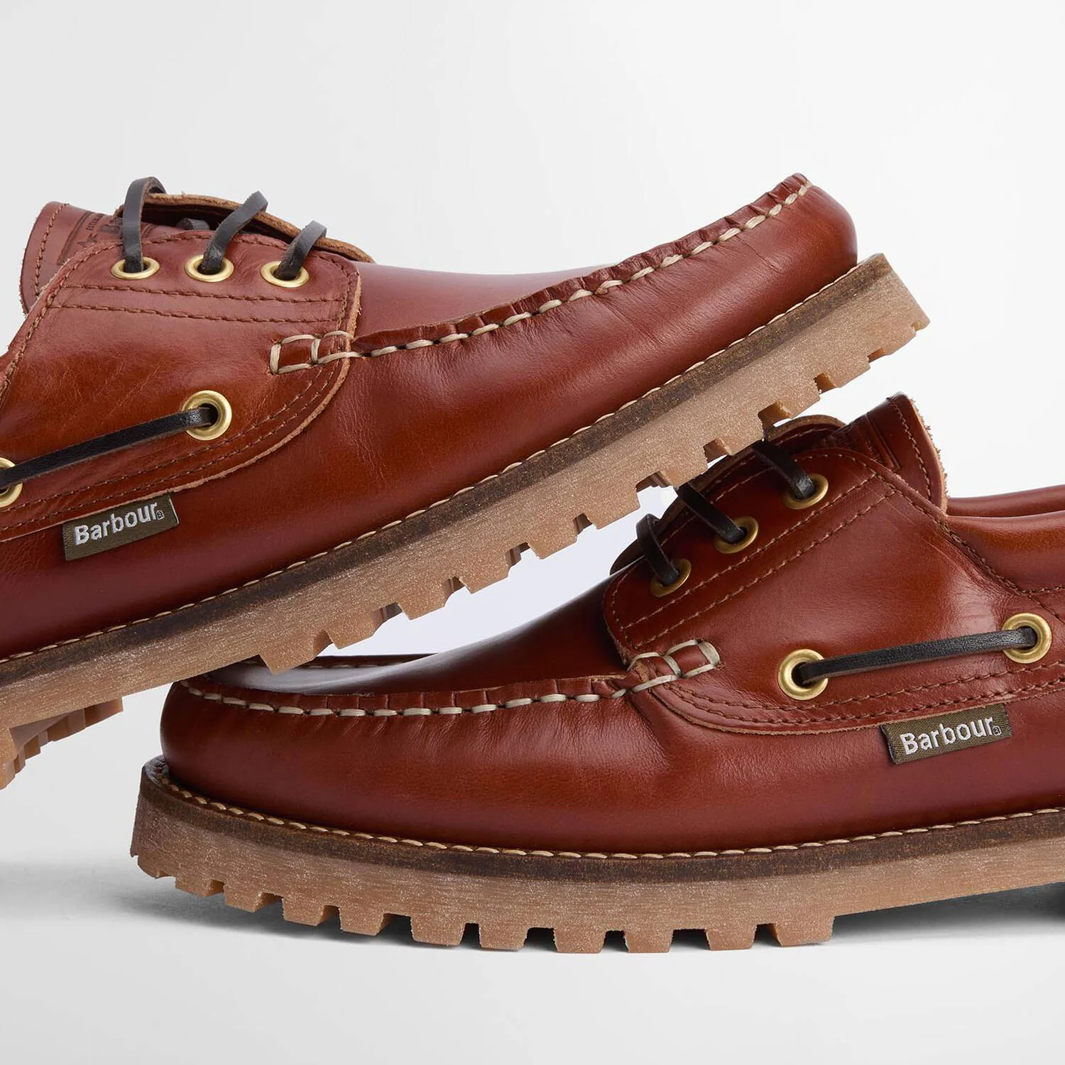 Re-Engineered Deck Boat Shoes - Tan - Image 4