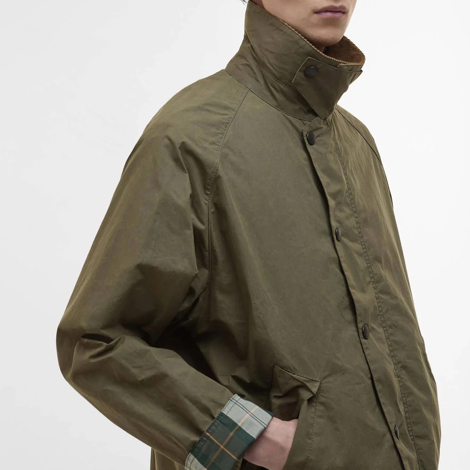 Transport Casual Jacket - Dusky Green - Image 5