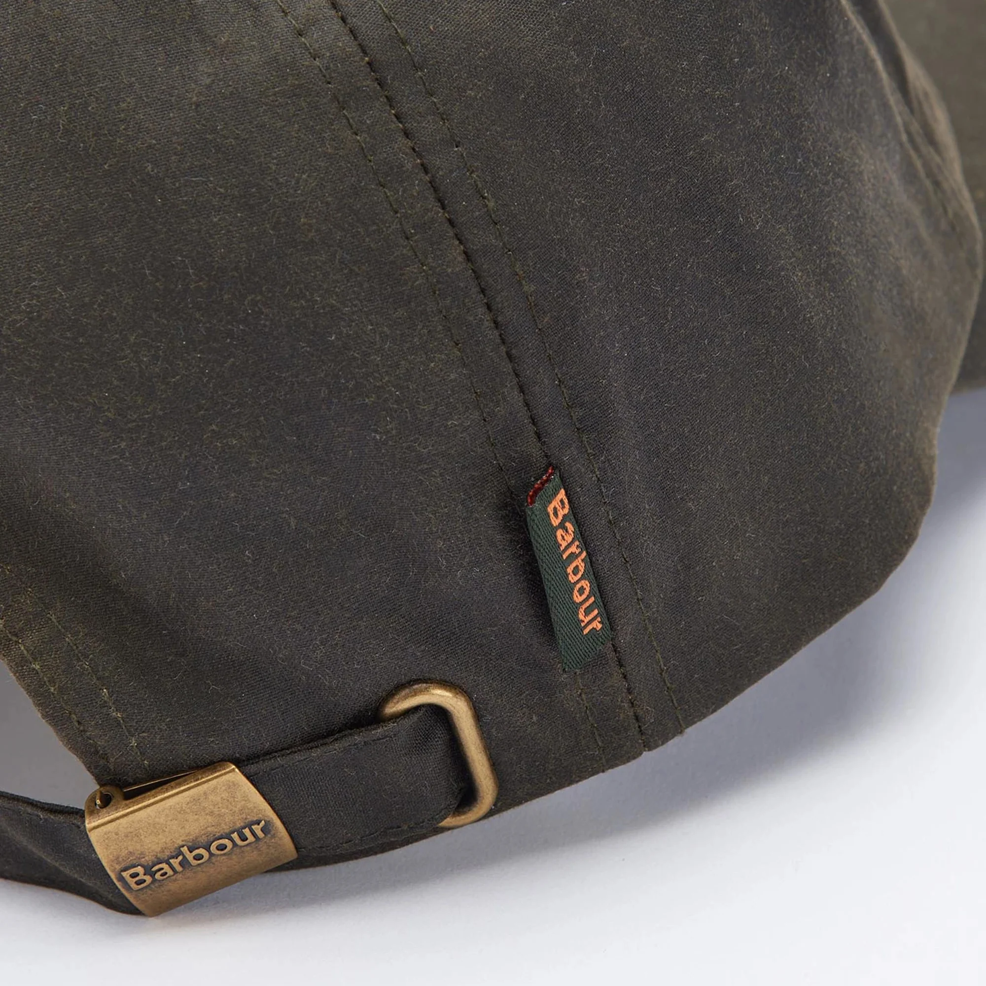 Waxed Sports Cap - Olive - Image 3