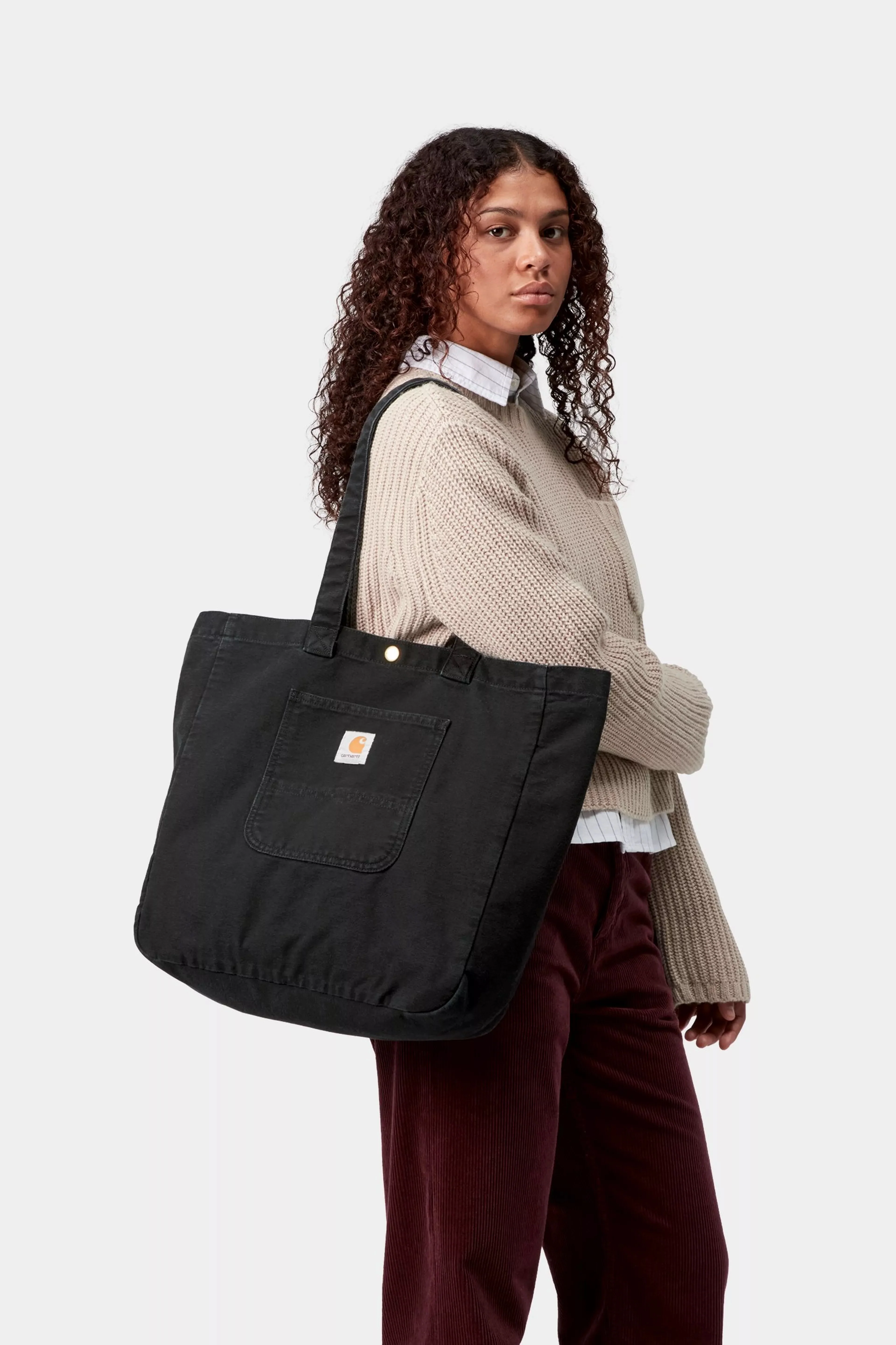 Bayfield Tote - Black (Stone Canvas) - Image 4