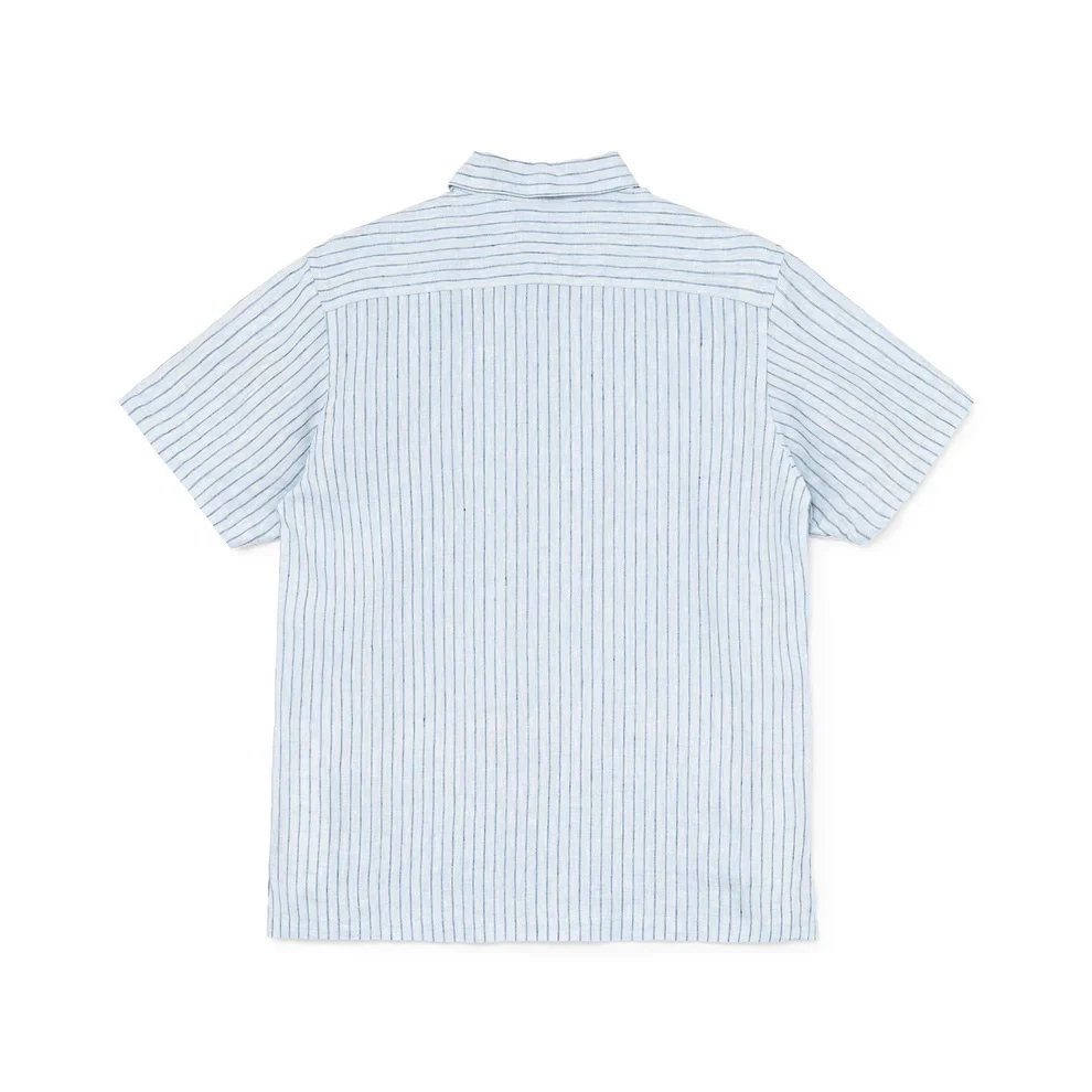 Striped SS Shirt - Light Blue - Image 2