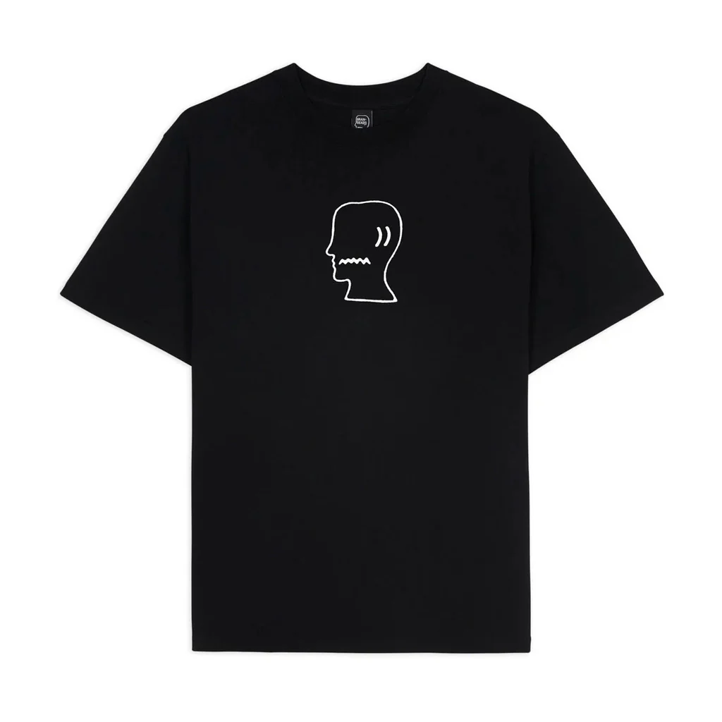 Brain Dead Logo Head T-shirt - Black