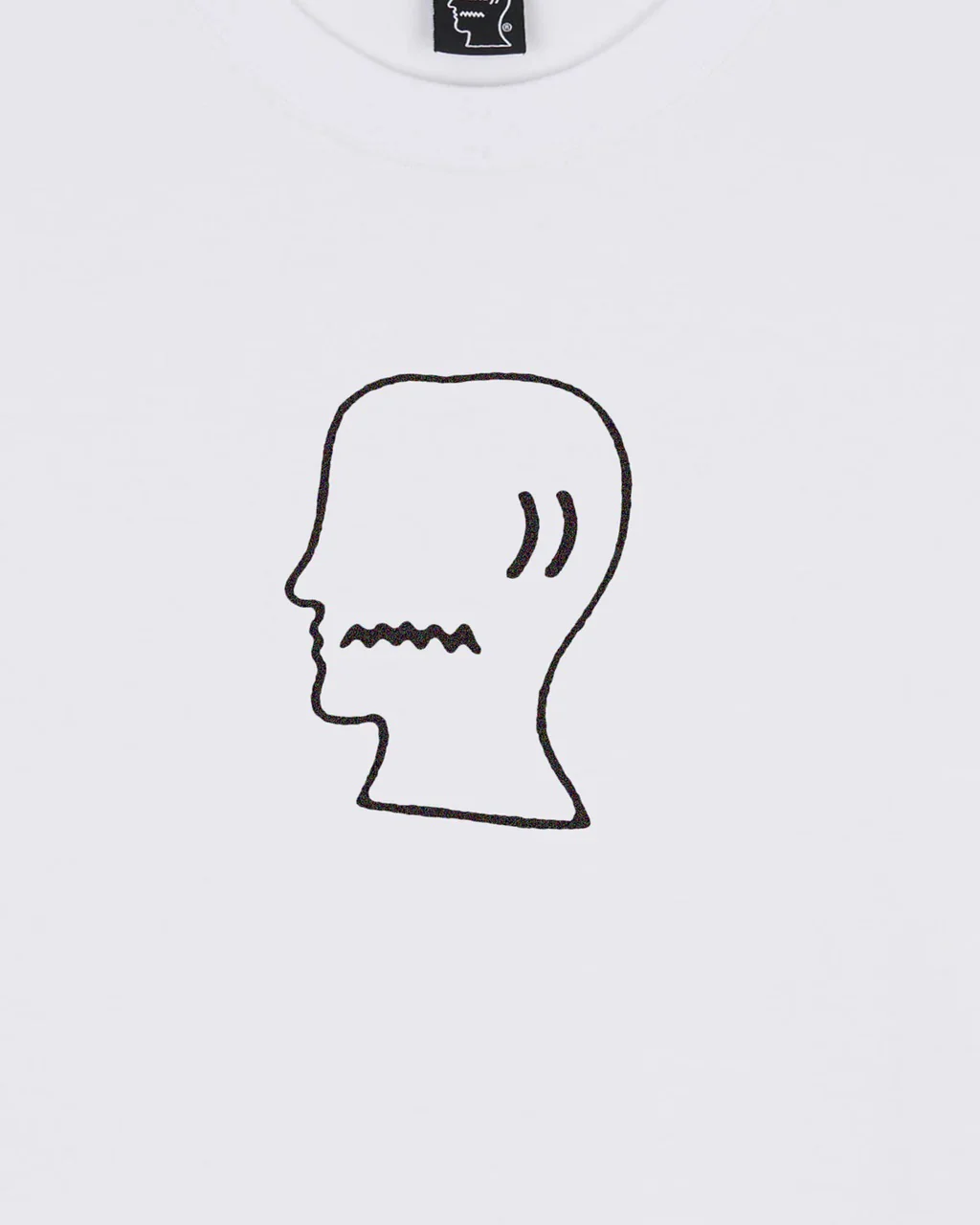 Brain Dead Logo Head T-shirt - White - Image 3