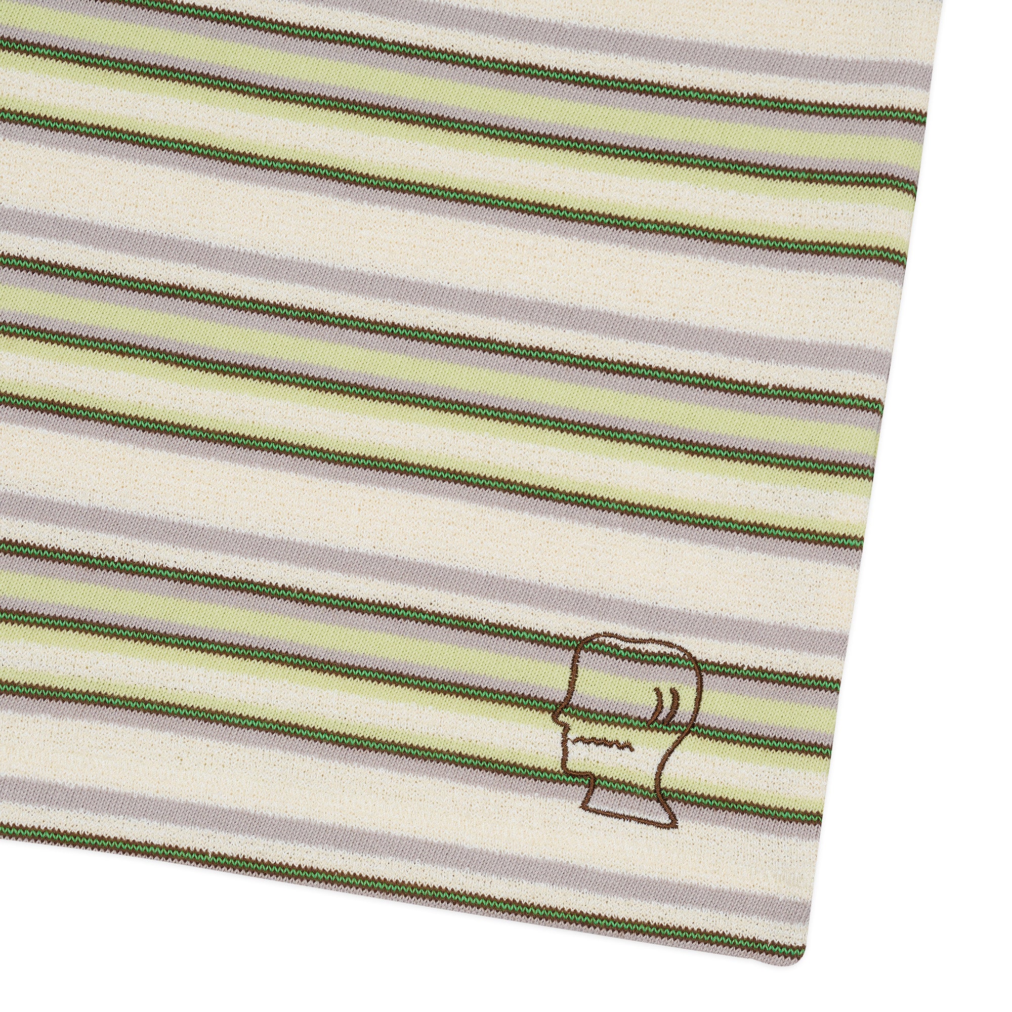 Looped Stripe T-Shirt - Green / Multi - Image 3