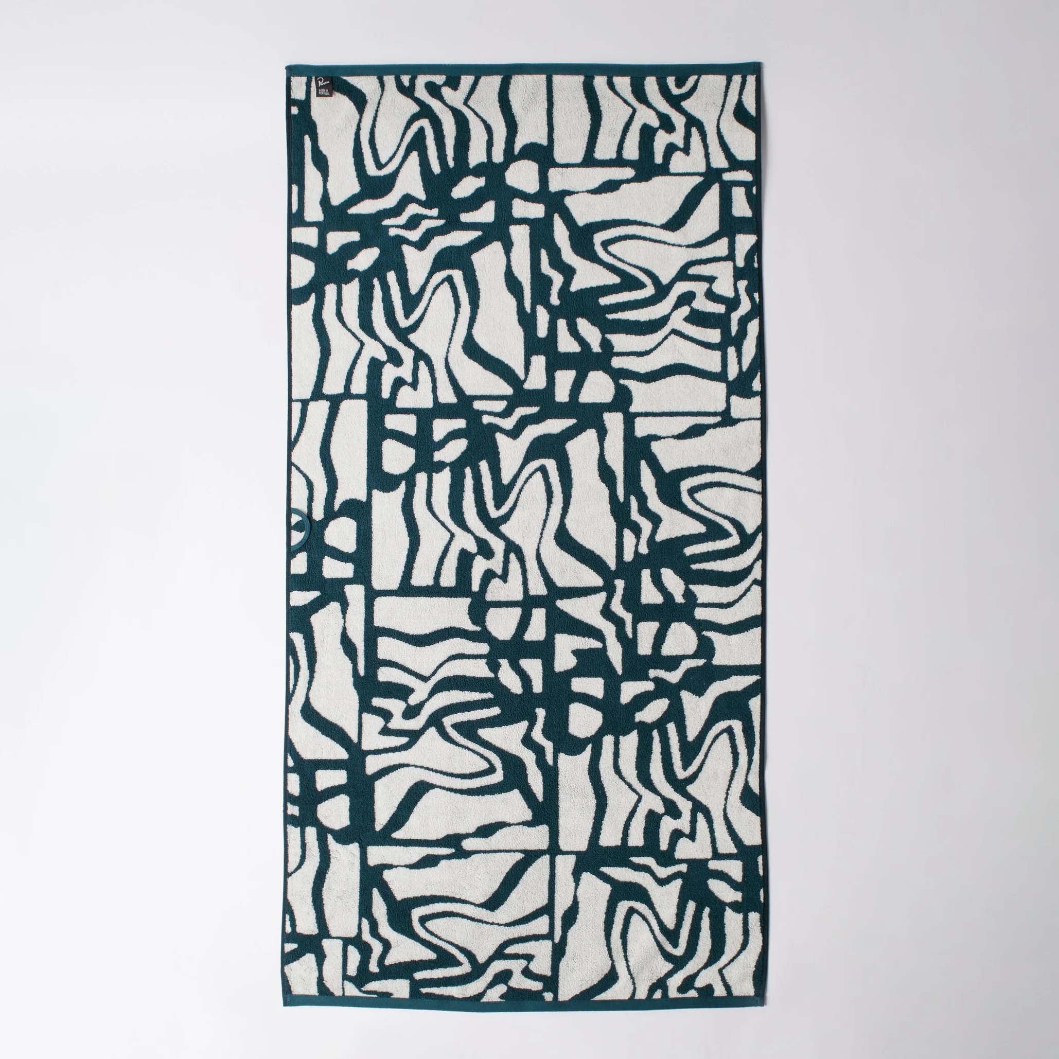 Broken FTP Bath Towel Set - Teal Green - Image 2