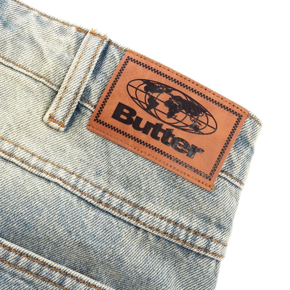 Ace Denim Jeans - Distressed Light Blue - Image 4