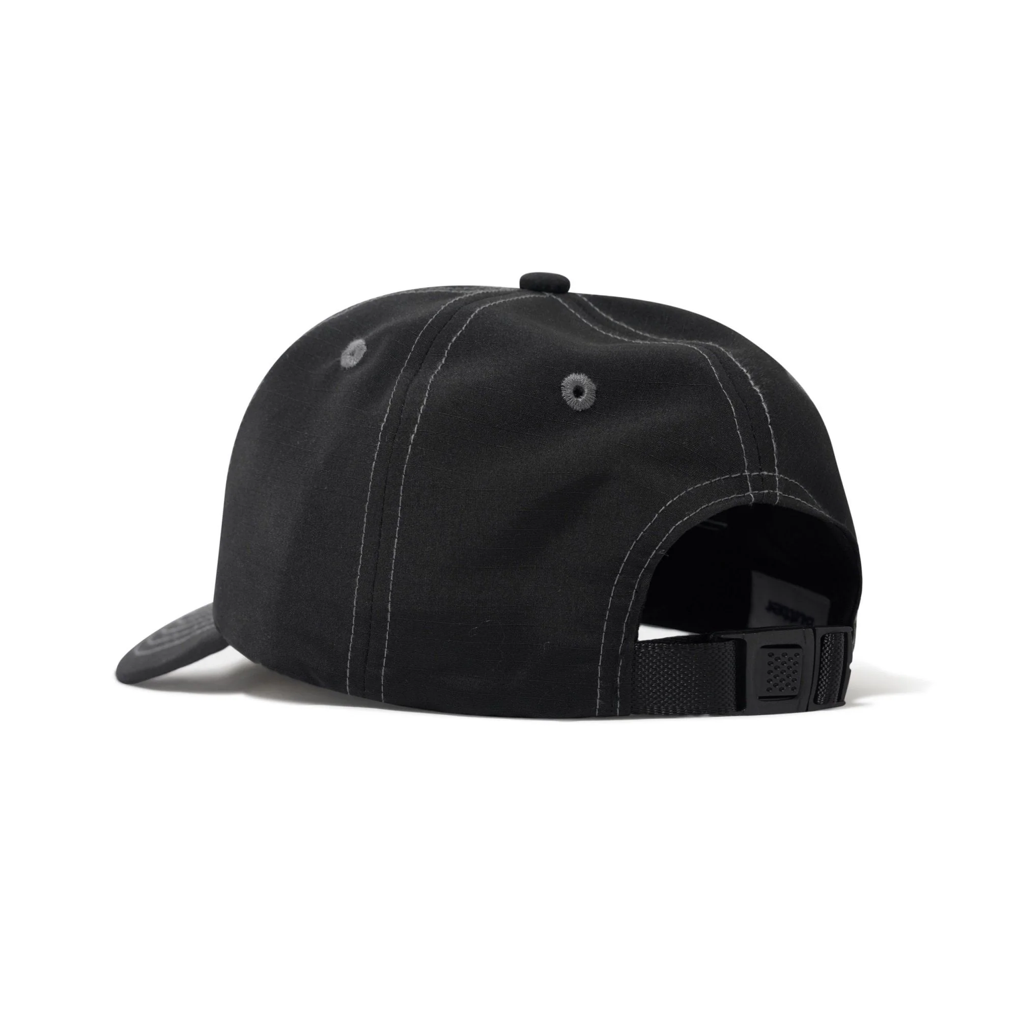 Alpine 6 Panel Cap - Black - Image 2