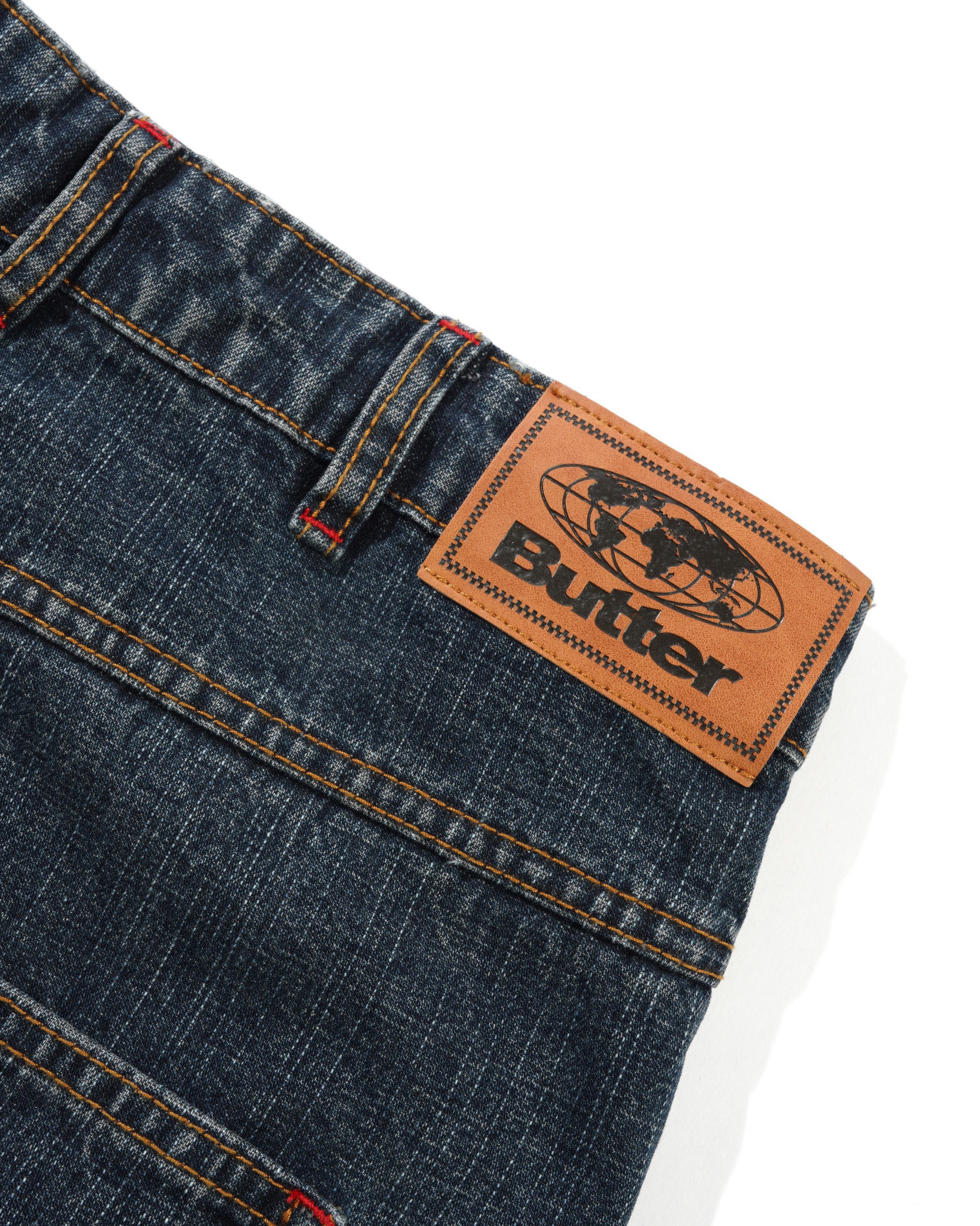 Blotch Denim Jeans - Streaky Navy - Image 4