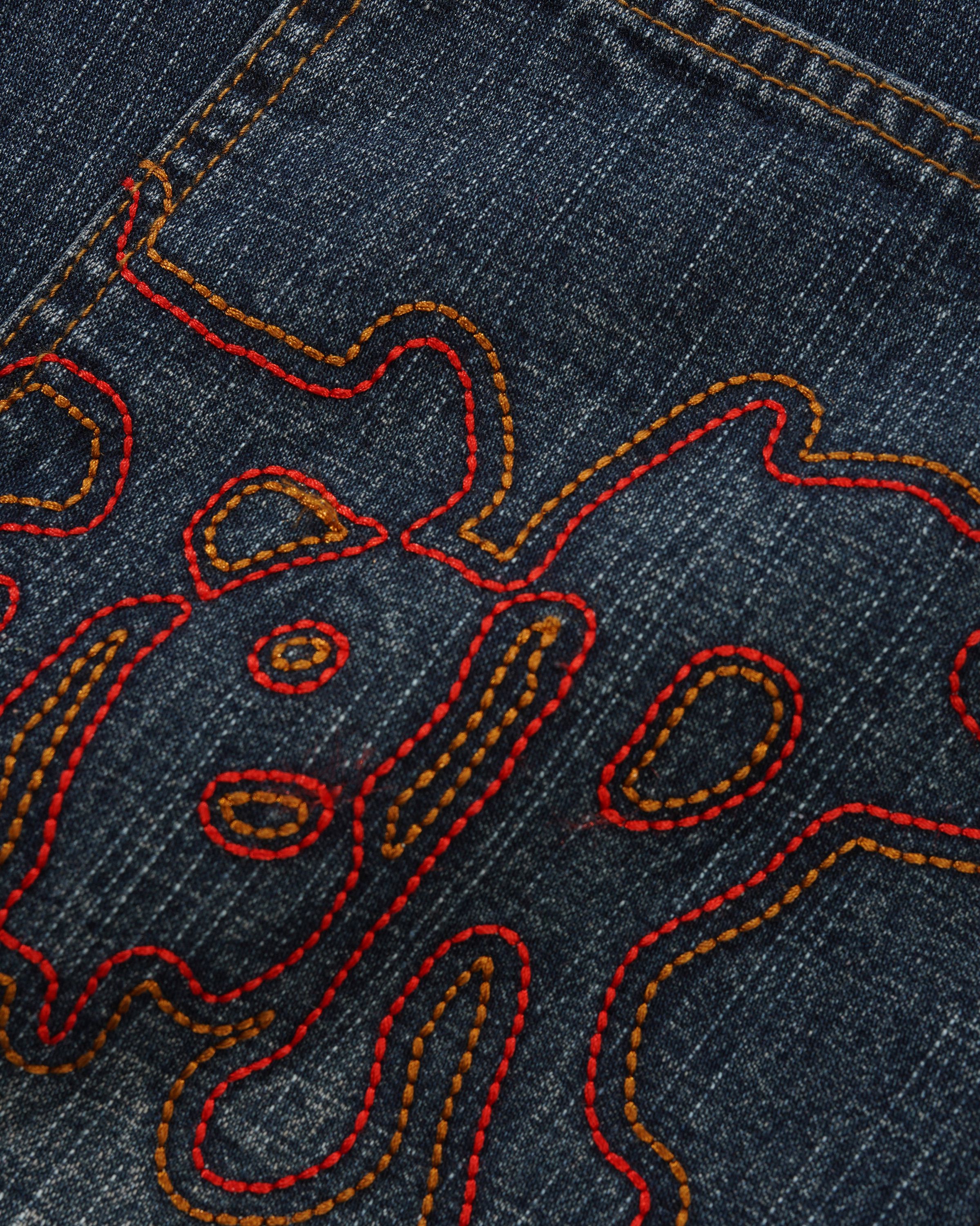 Blotch Denim Jeans - Streaky Navy - Image 5